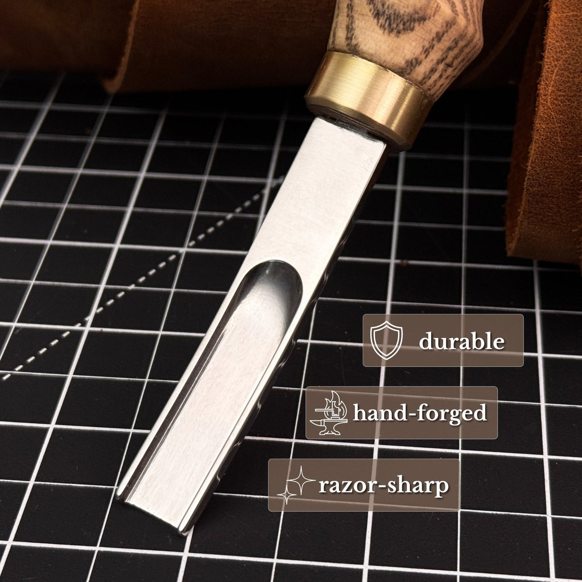 Leather Edge Skiver, 4-16 mm (0.16-0.63 inches) - 2