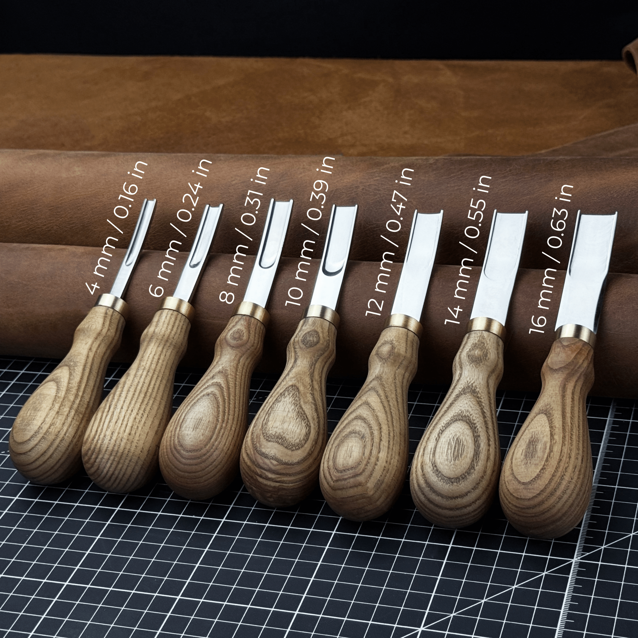 Leather Edge Skiver, 4 - 16 mm (0.16 - 0.63 inches) - 5