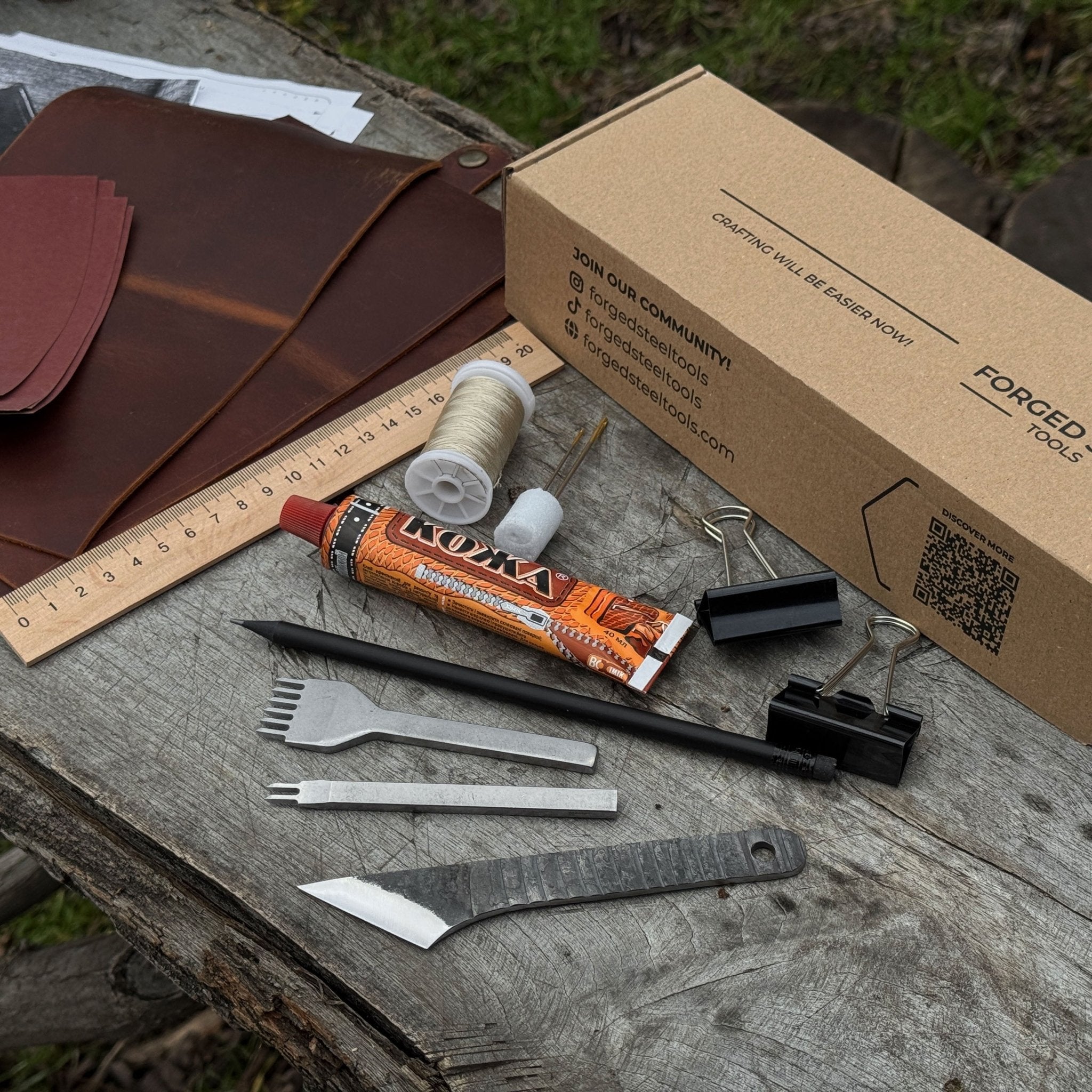 Leather Wallet DIY Kit - 3