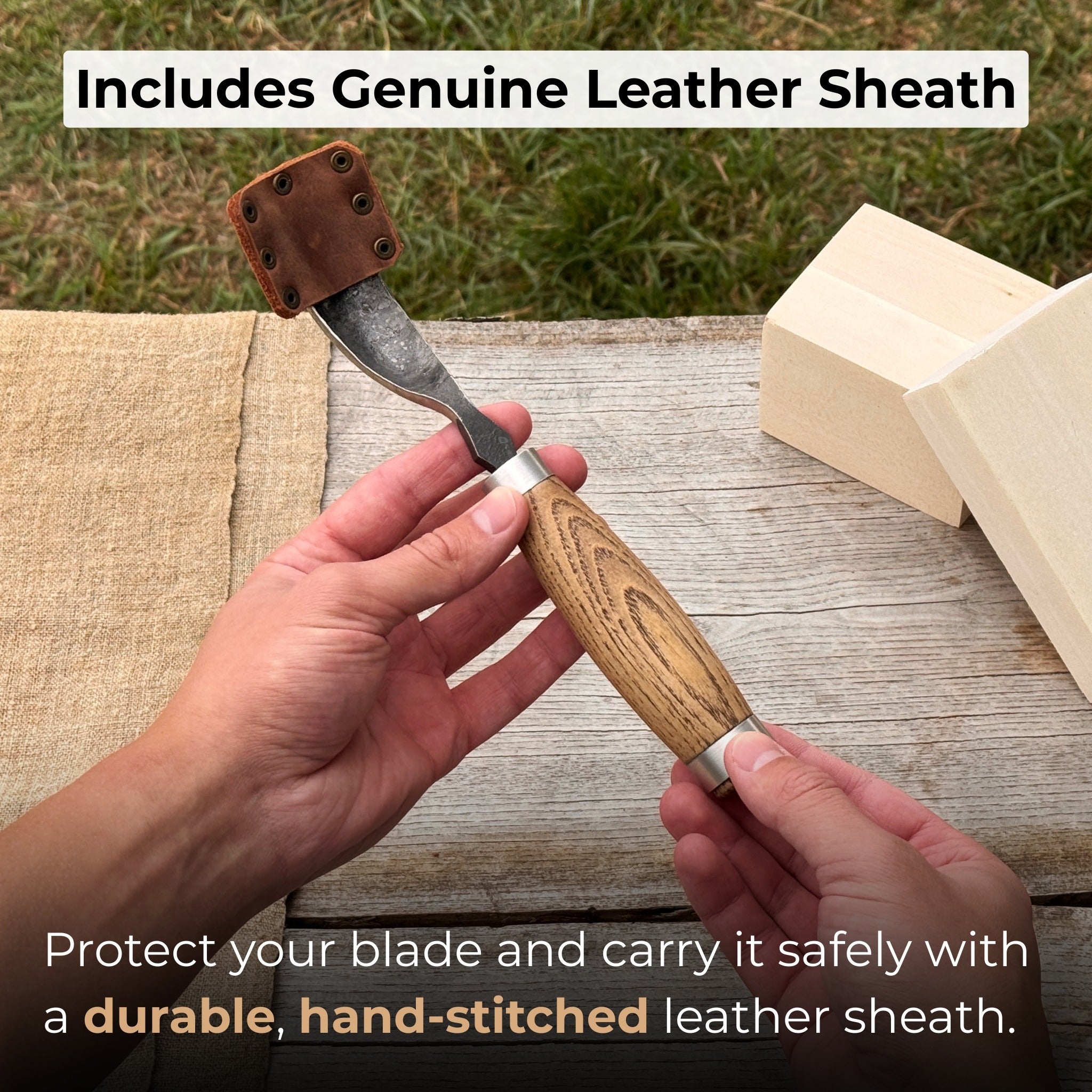 Long Bent (Curved) Gouge, 10 - 45 mm (0.4 - 1.8 inches) - 4