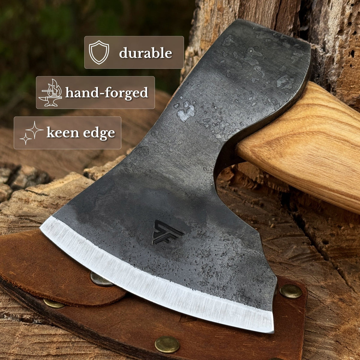 Medium Carving Axe, 735 g (1.62 lbs) - 3
