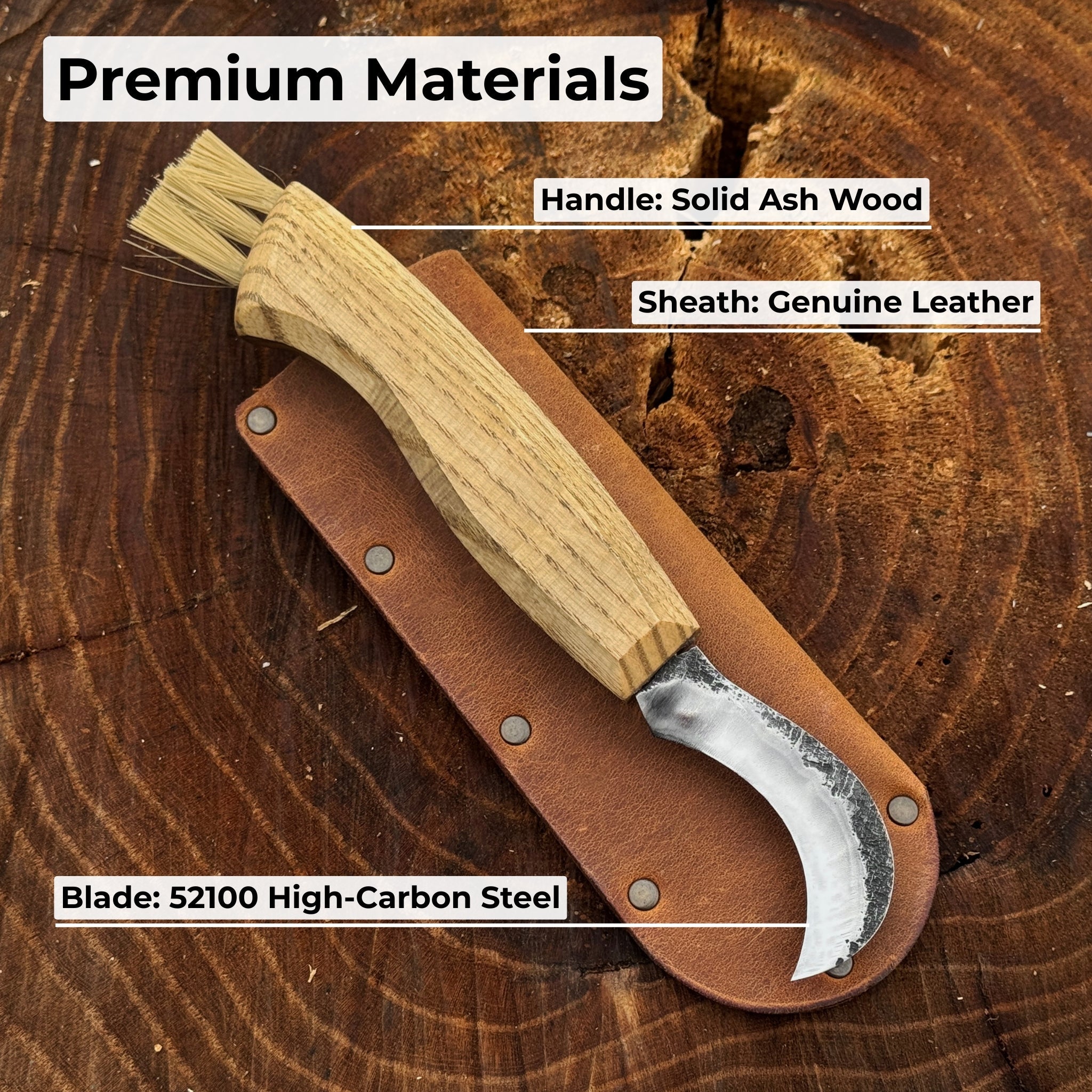 Mushroom Knife for Forest Walks, 6 cm (2.36 inches) - 6