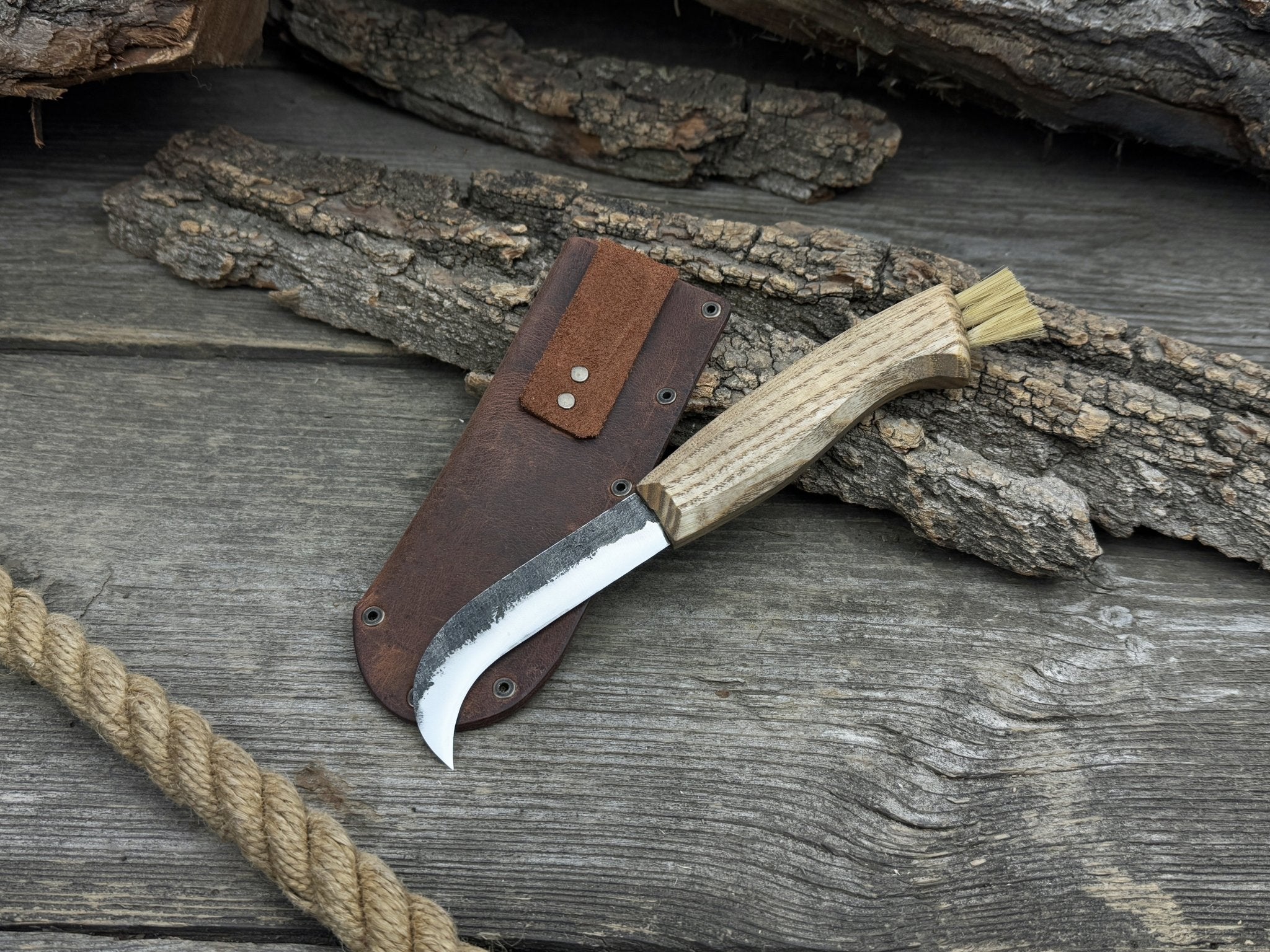 Mushroom Knife with Brush For Harvesting, 7.5 cm (2.95 inches) - 5