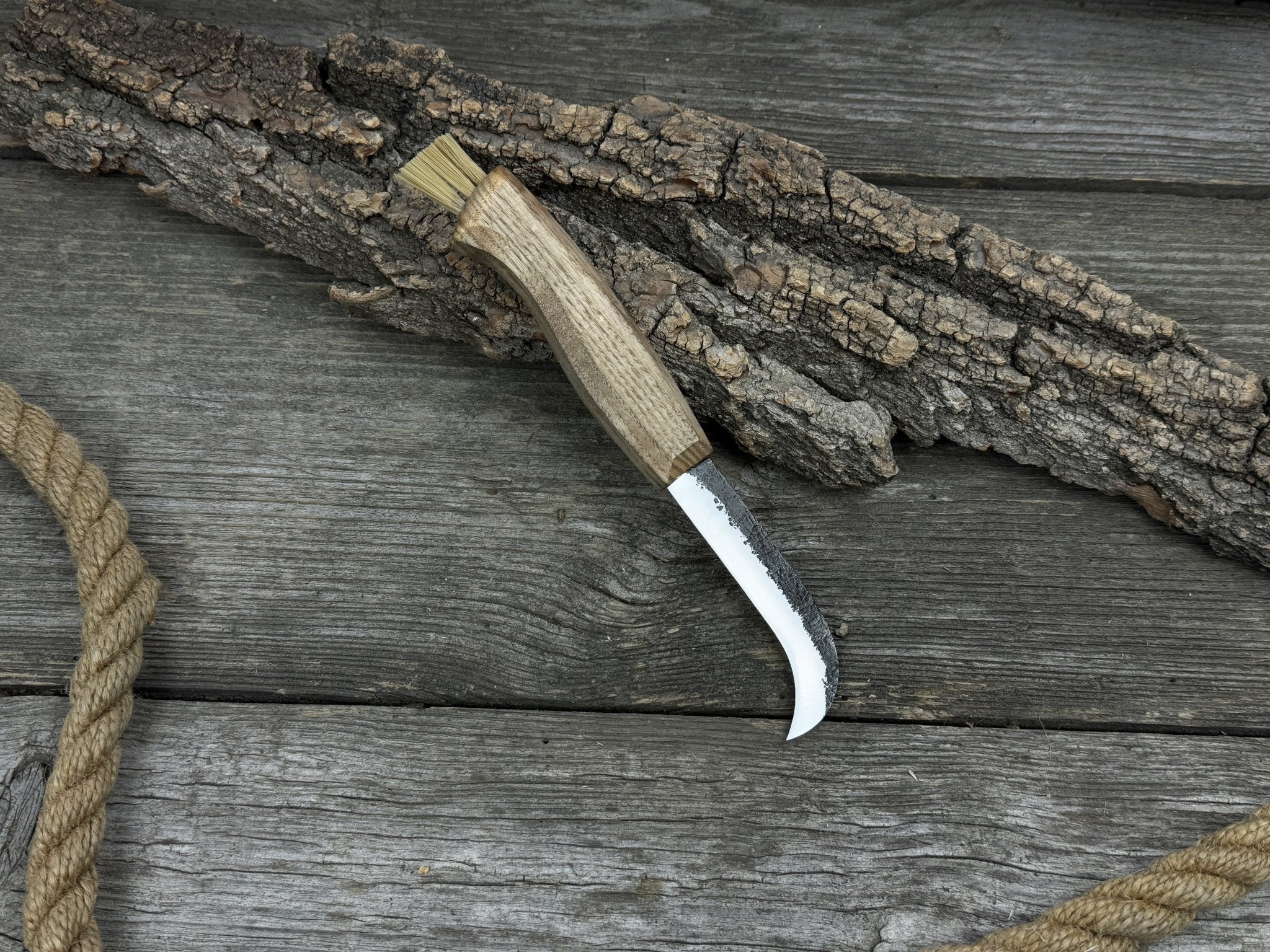 Mushroom Knife with Brush For Harvesting, 7.5 cm (2.95 inches) - 7
