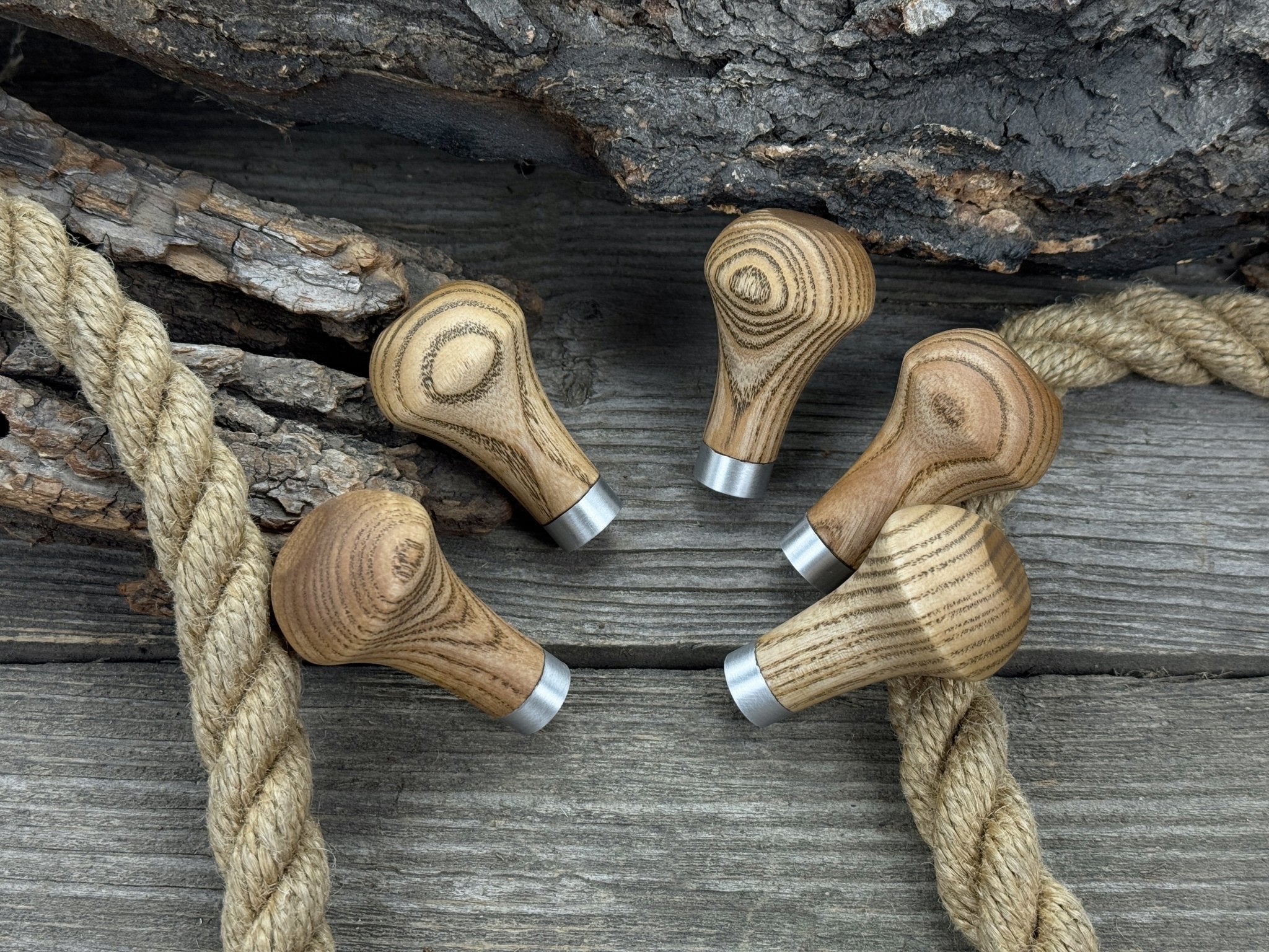 Palm Grip Handles for Wood Carving Tools (Set of 5), 6 cm (2.36 in) - 5