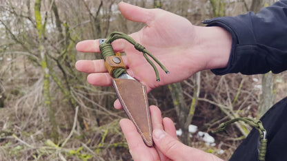 Handgeschmiedetes Wurfmesser, 17 cm (6,6 Zoll)