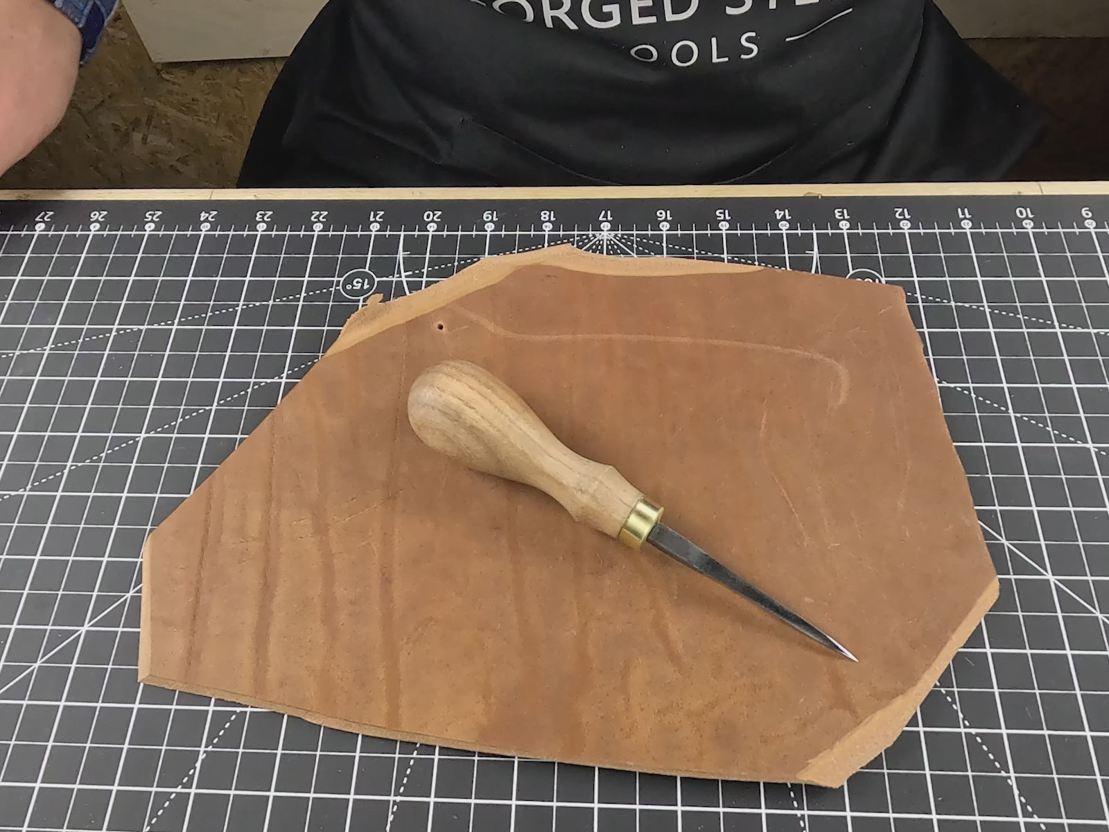 Hand-Forged Leather Awl