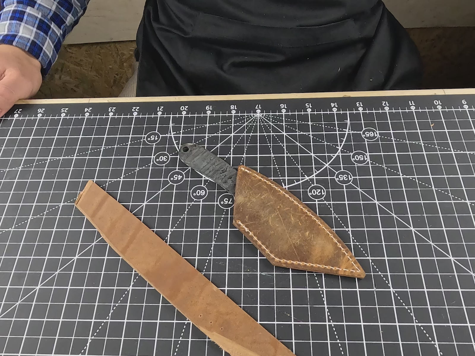 Marking Knife Kiridashi with Rounded Blade, 5,5 cm (2.17 inches)