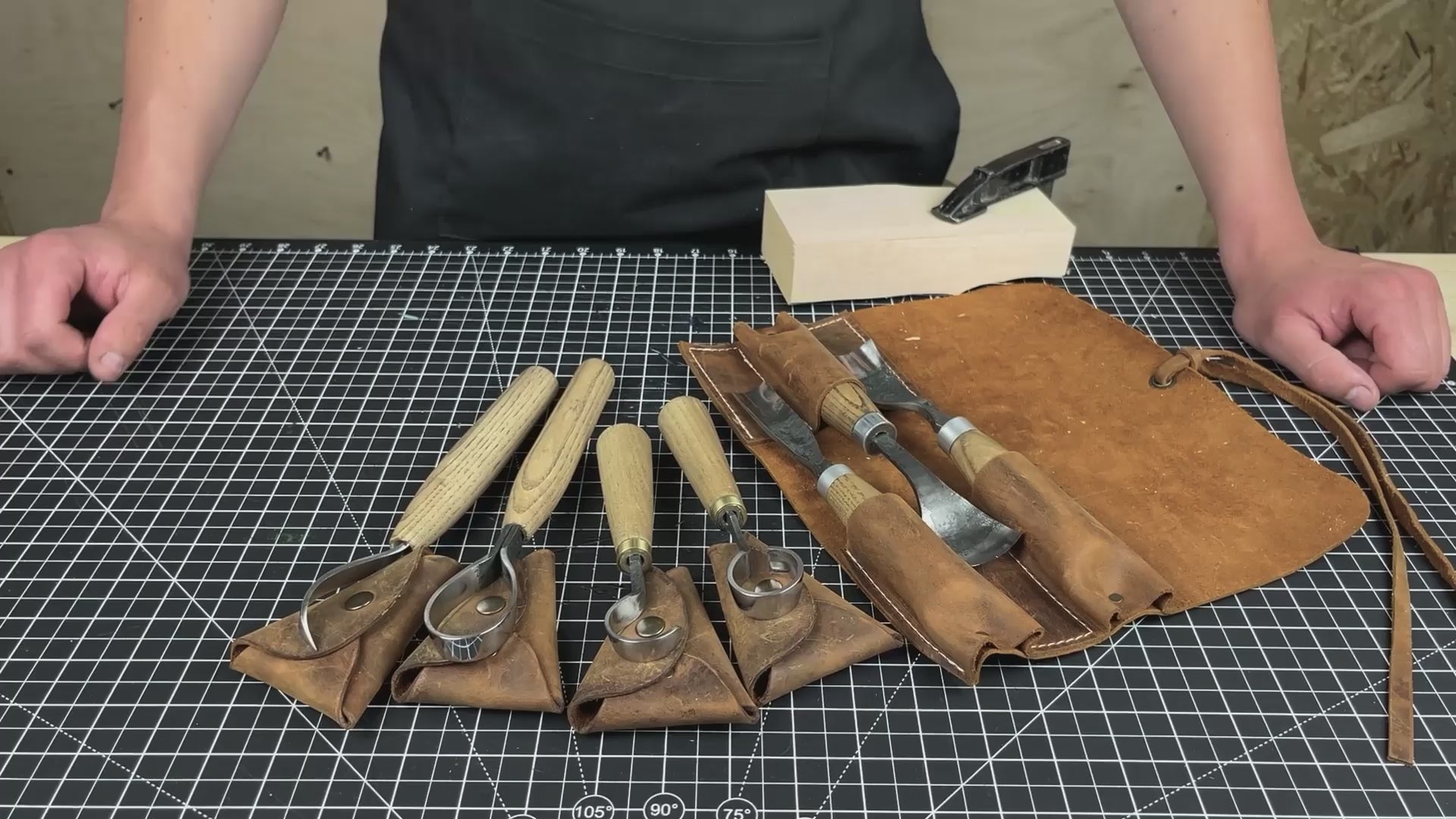 7-Piece Spoon/Bowl Carving Tool Set