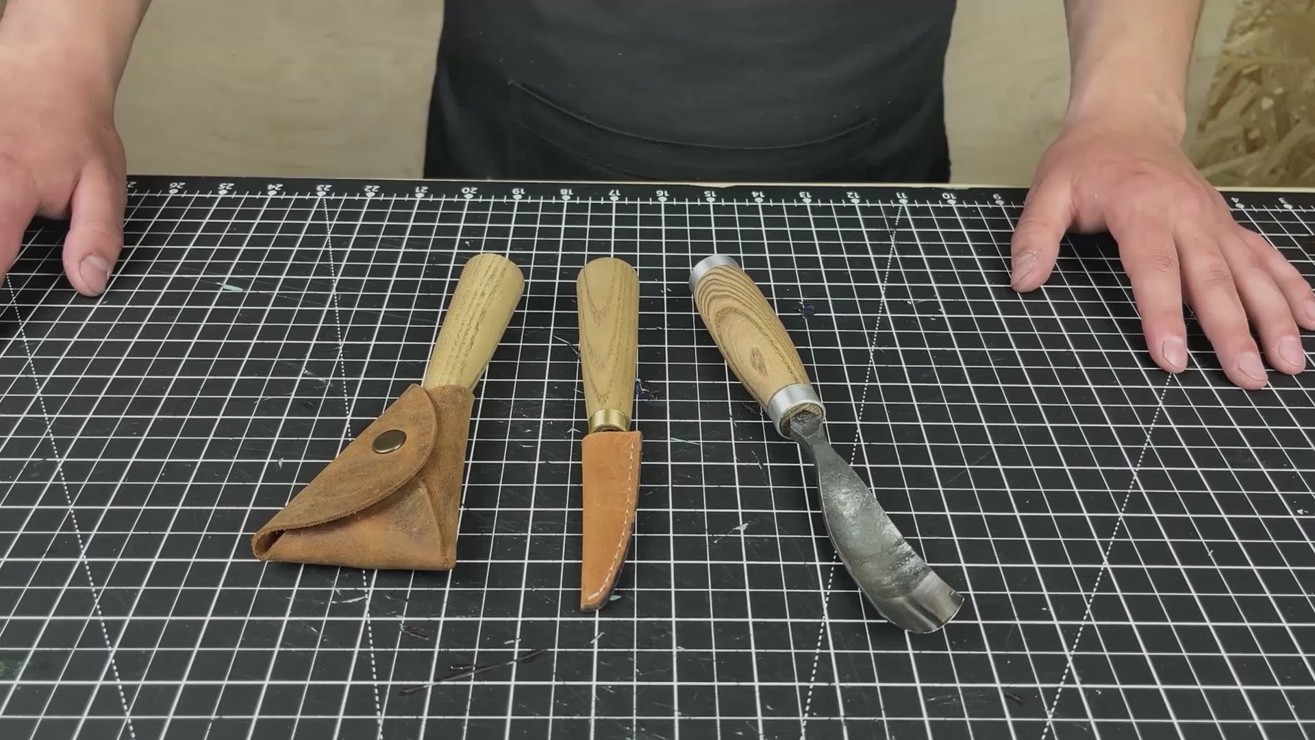 3-Piece Spoon Carving Tool Set
