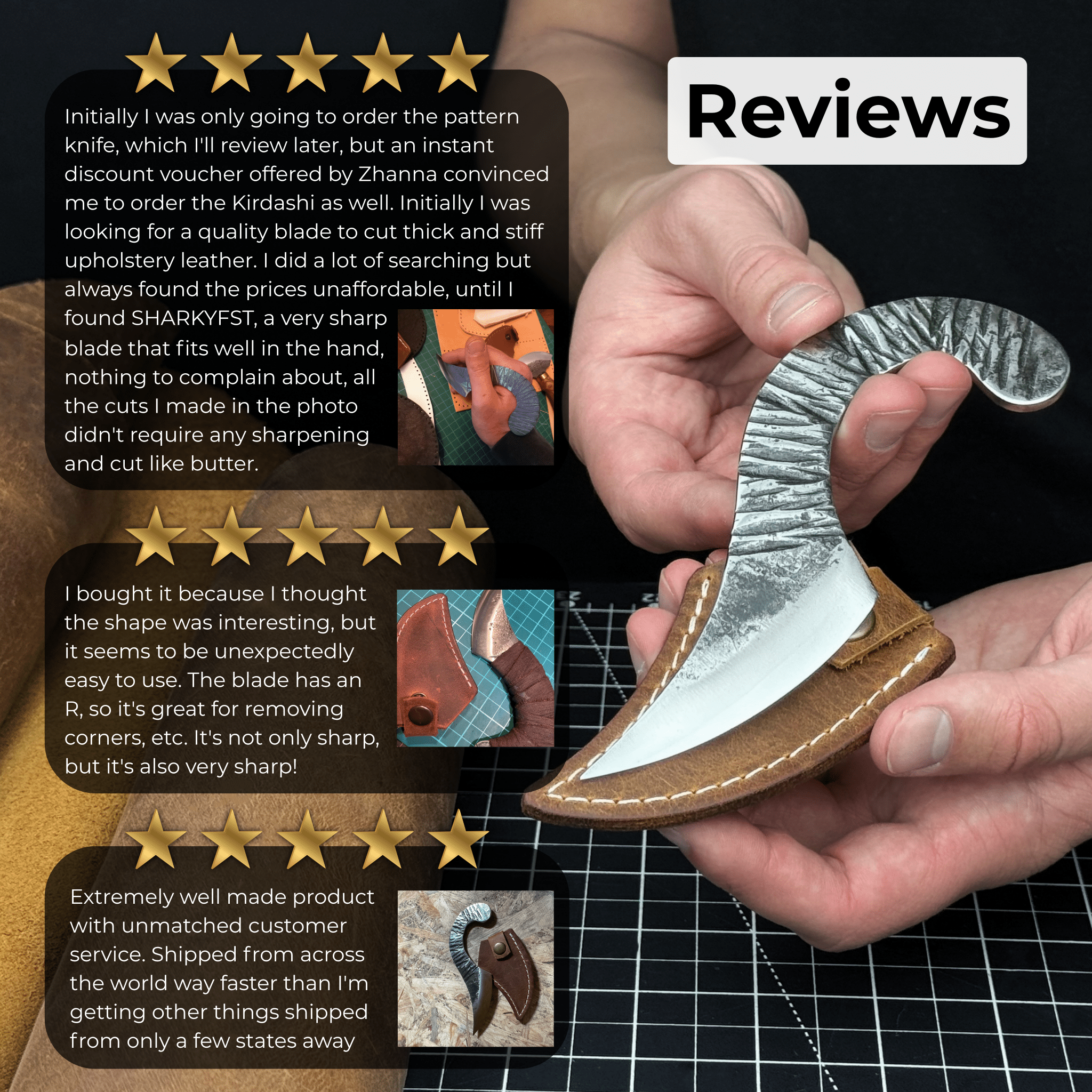 Professional Marking Knife Kiridashi, 15 cm (5.91 inches) - 9