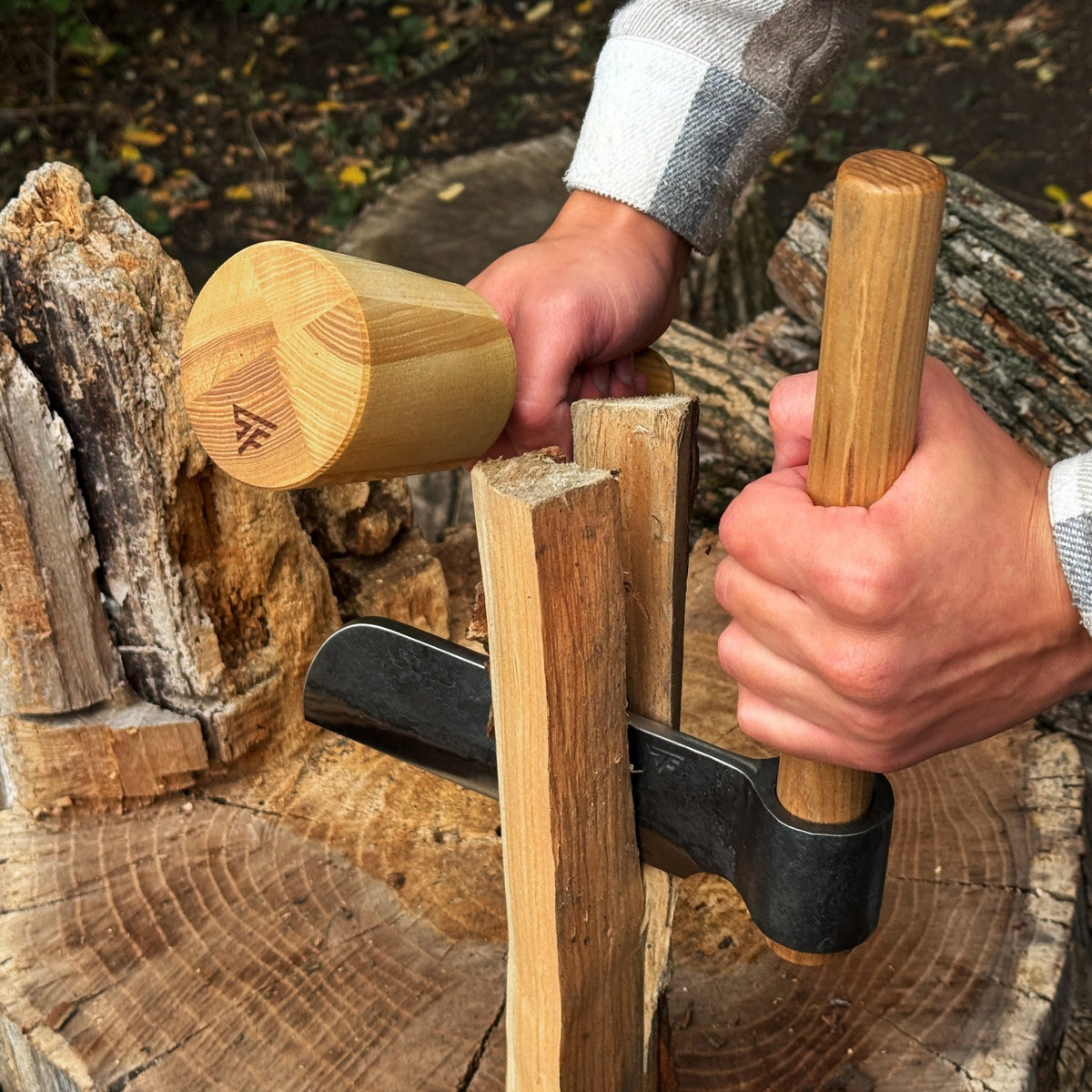 Quiet 9.17 oz. Wooden Mallet (Mallet Tool) - 6