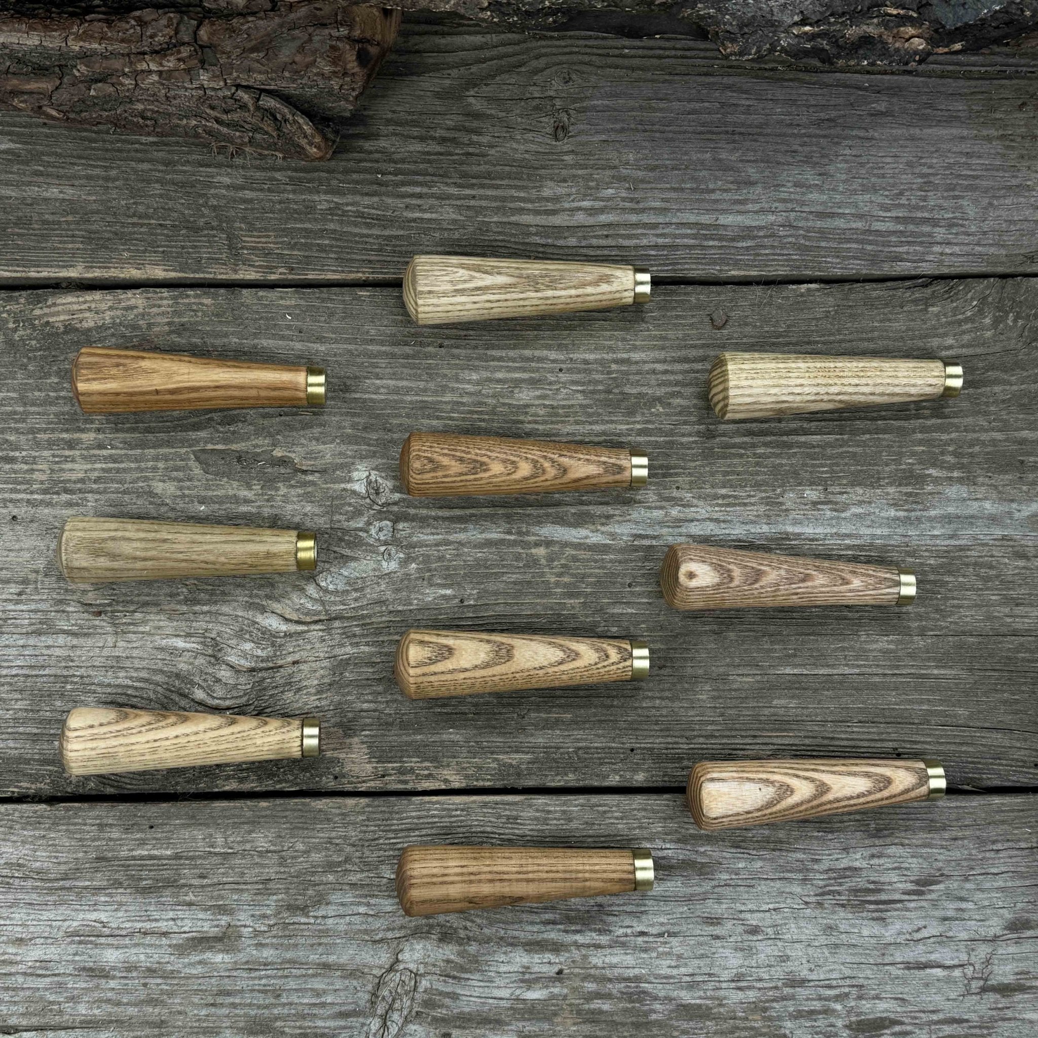 Set of 10 Universal Wooden Handles - 2