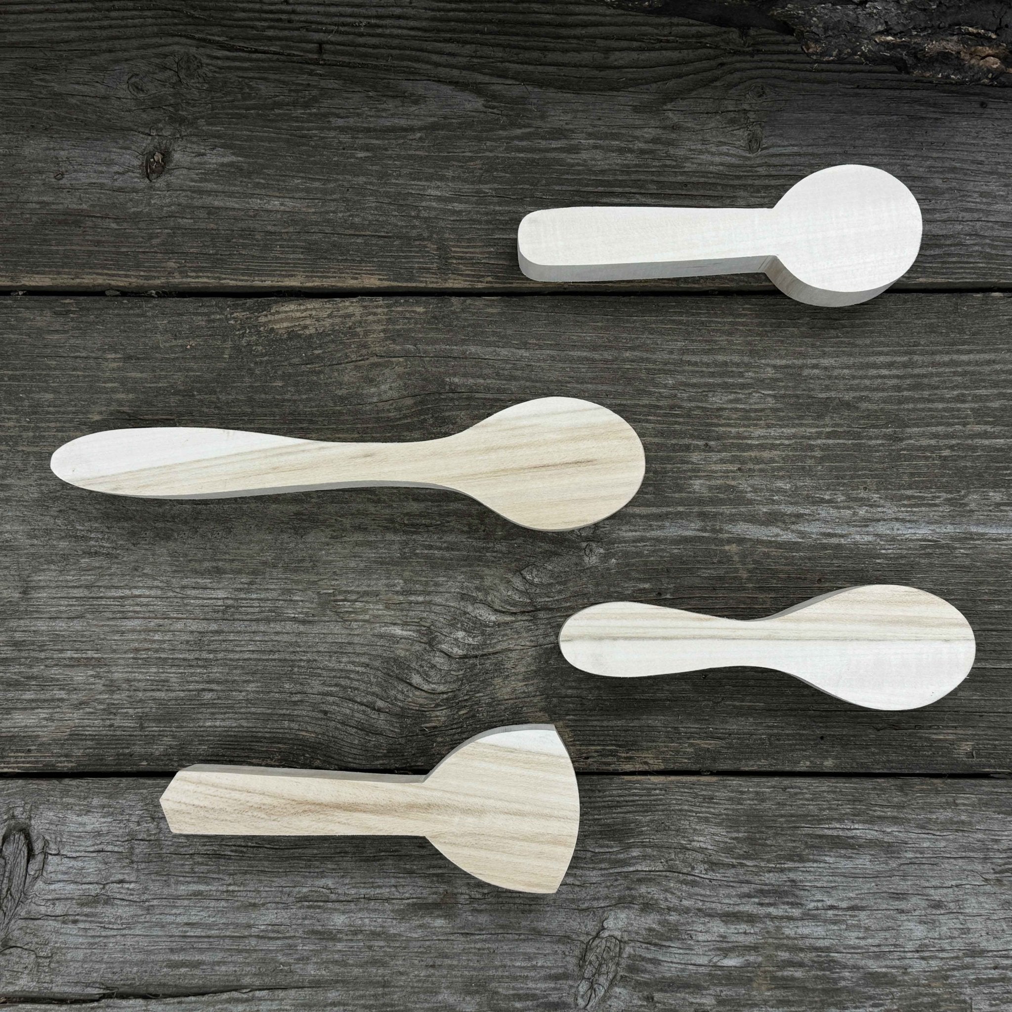 Set of 12 Linden Wood Spoon Carving Blanks - 5