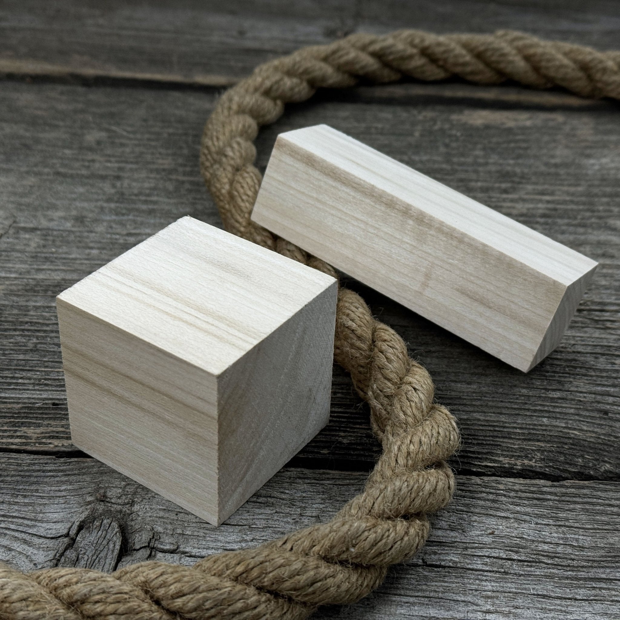 Set of 16 Linden Wood Carving Blanks - 9