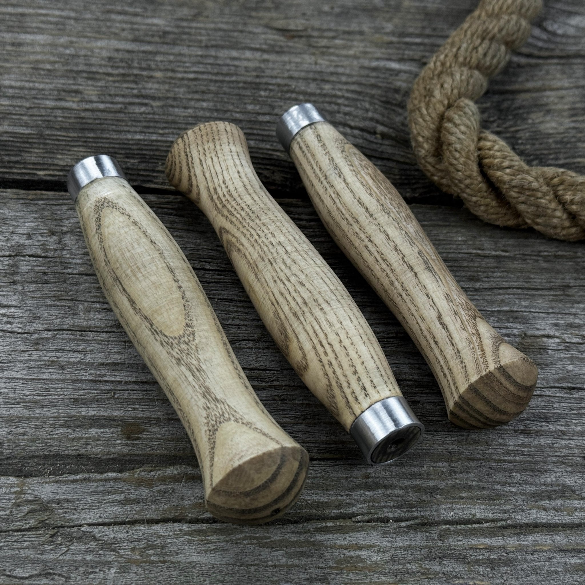 Set of 5 Ash Handles – Ideal for Carving Knives & Hand Tool Repair - 8
