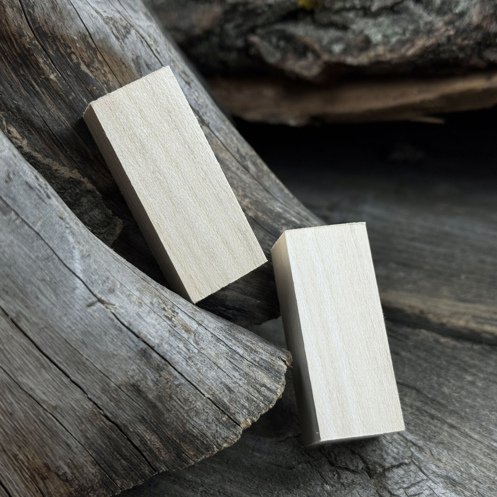 Set of 6 Linden Wood Carving Blanks, 5 × 2 × 2 cm (1.97 × 0.79 × 0.79 in) - 5