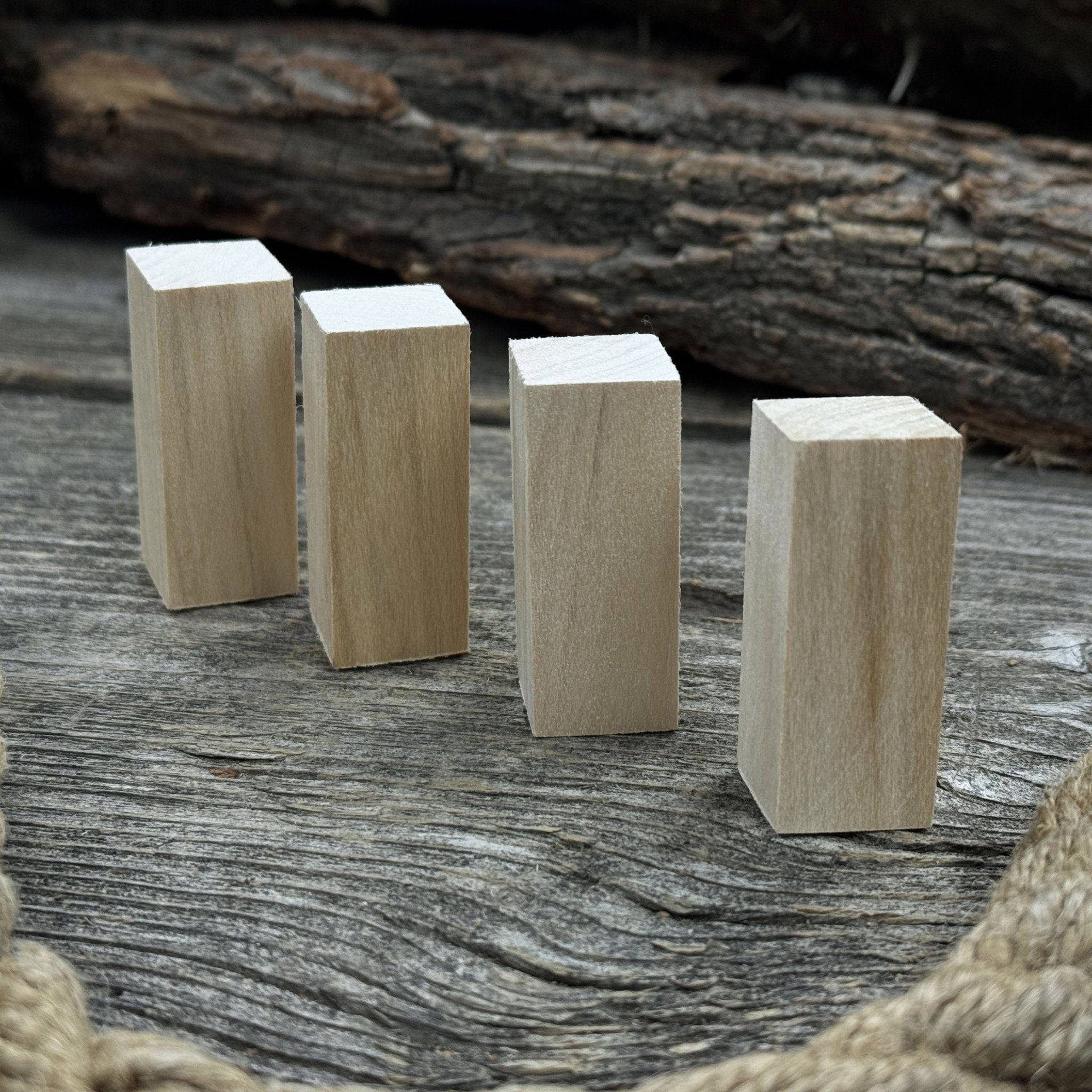 Set of 6 Linden Wood Carving Blanks, 5 × 2 × 2 cm (1.97 × 0.79 × 0.79 in) - 7