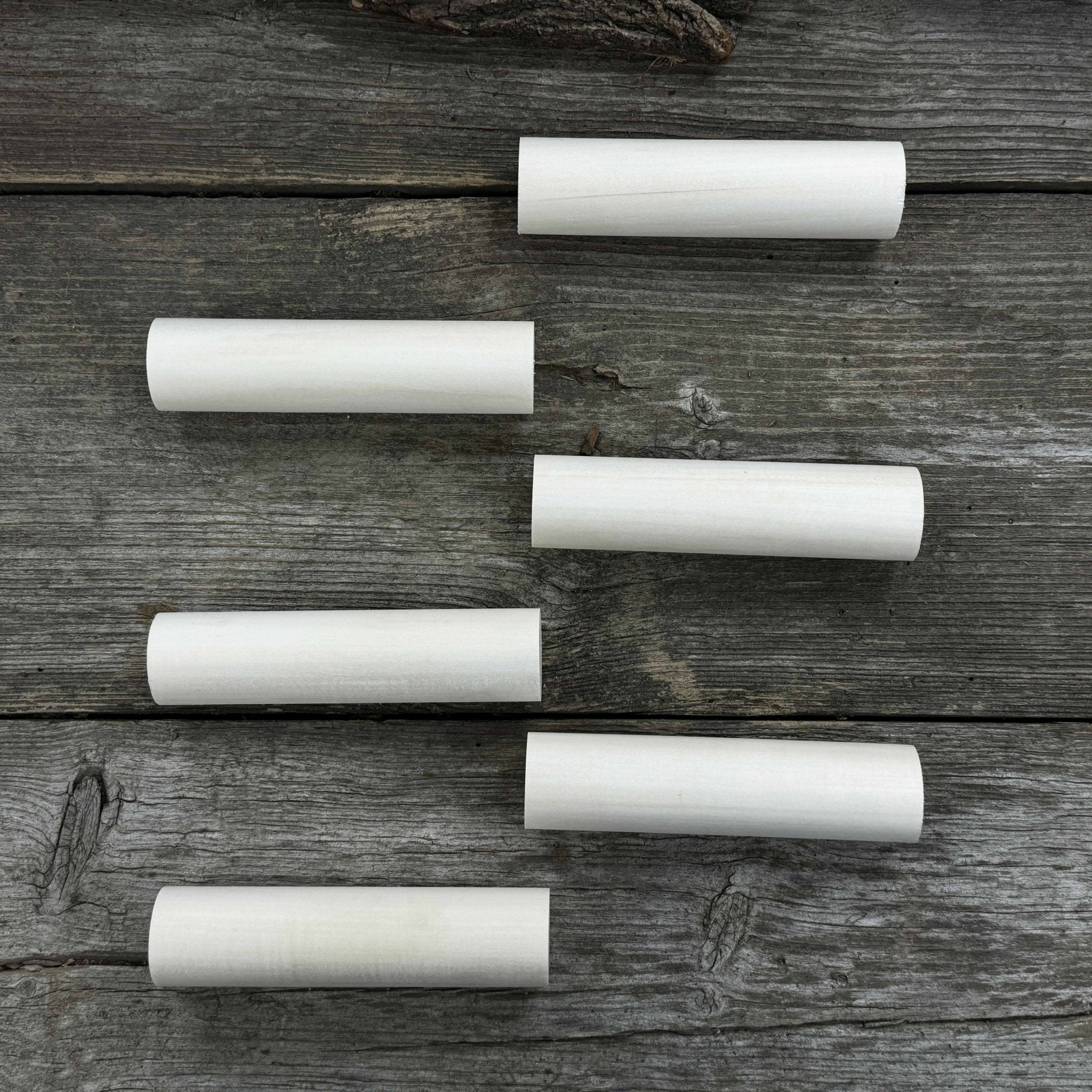 Set of 6 Round Linden Wood Carving Blanks - 3