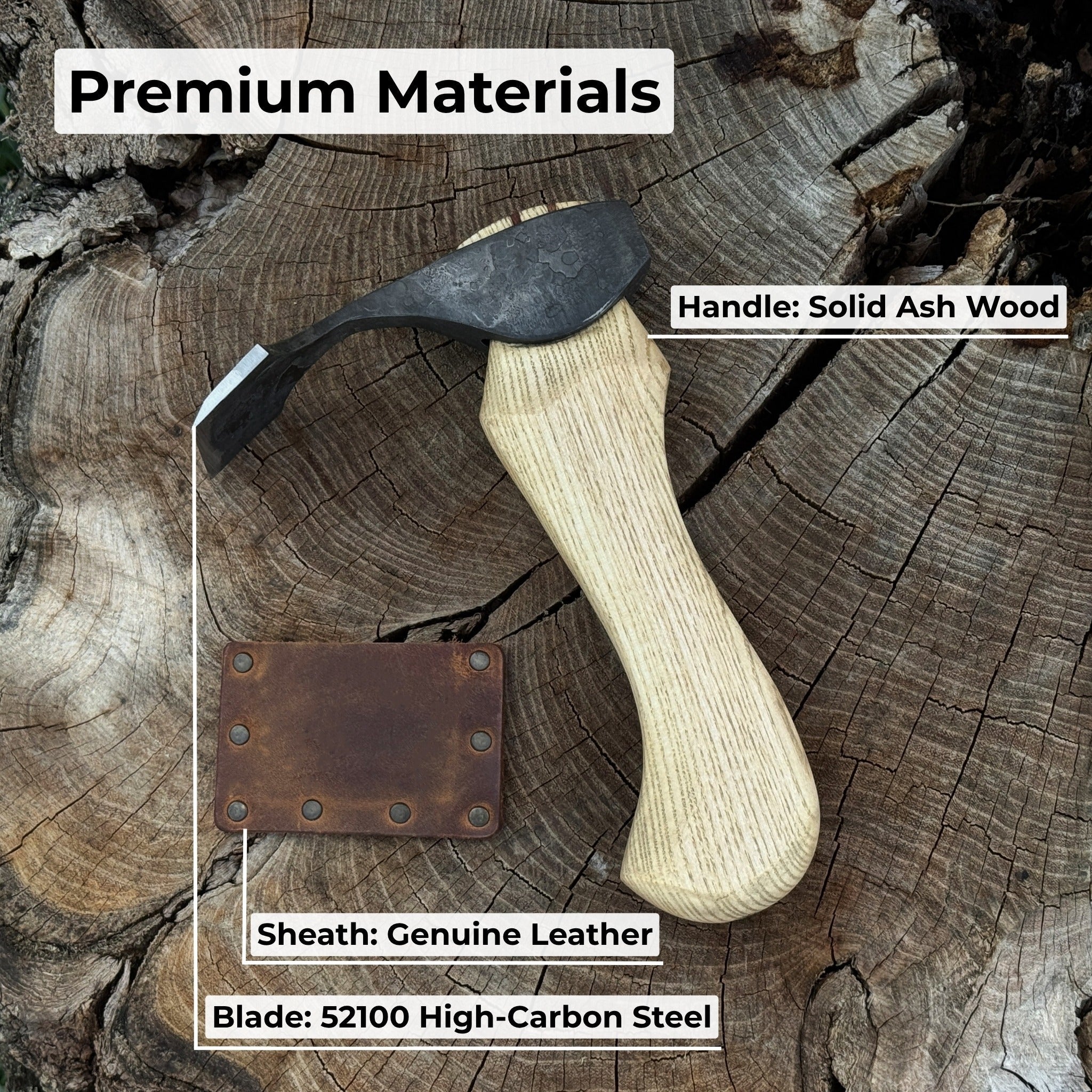 Small Adze with Straight (Flat) Blade, 5.5 cm (2.2 in) - 7