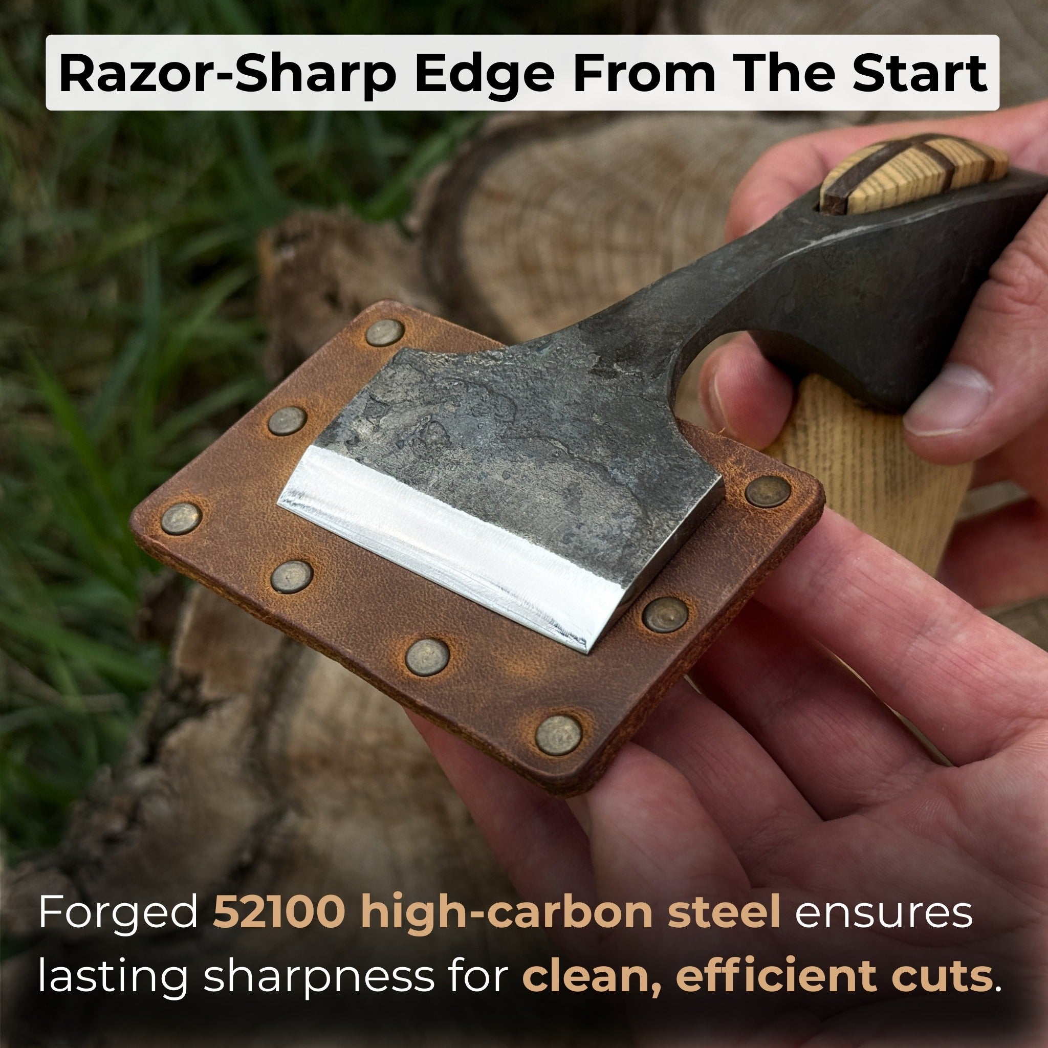 Small Adze with Straight (Flat) Blade, 5.5 cm (2.2 in) - 3