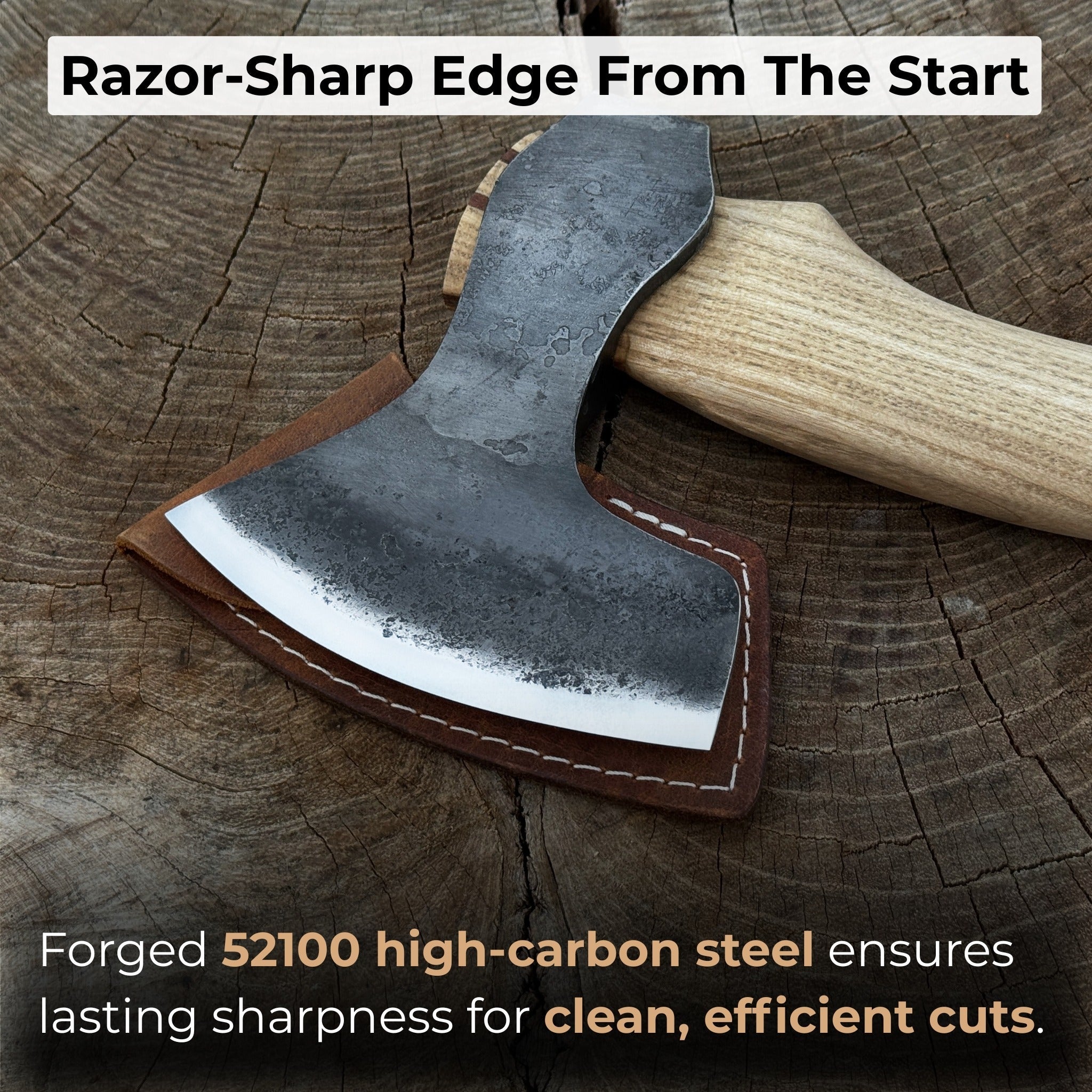 Small Carving Axe, 0.54 kg (1.19 lbs) - 3