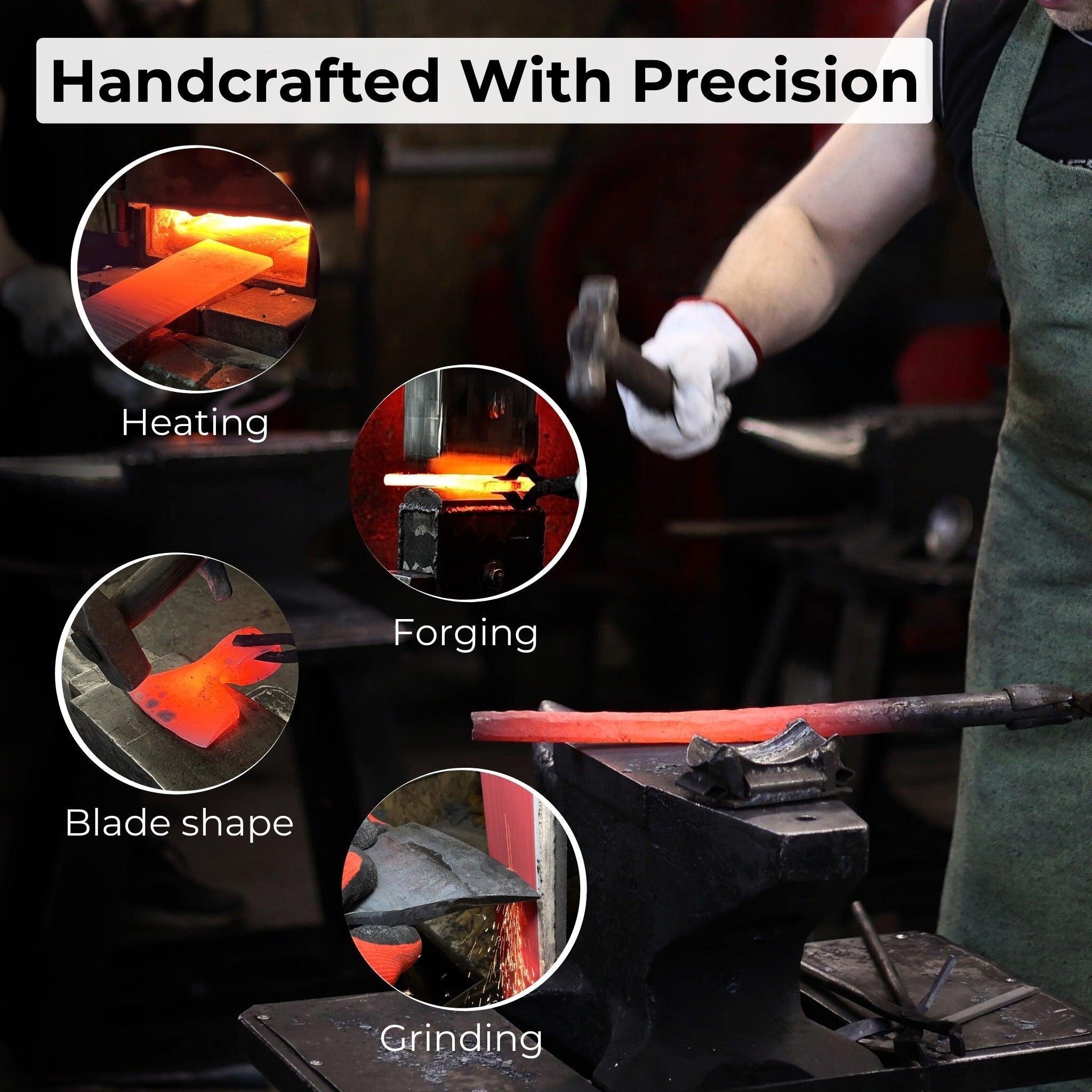 Small Carving Axe, 0.54 kg (1.19 lbs) - 9