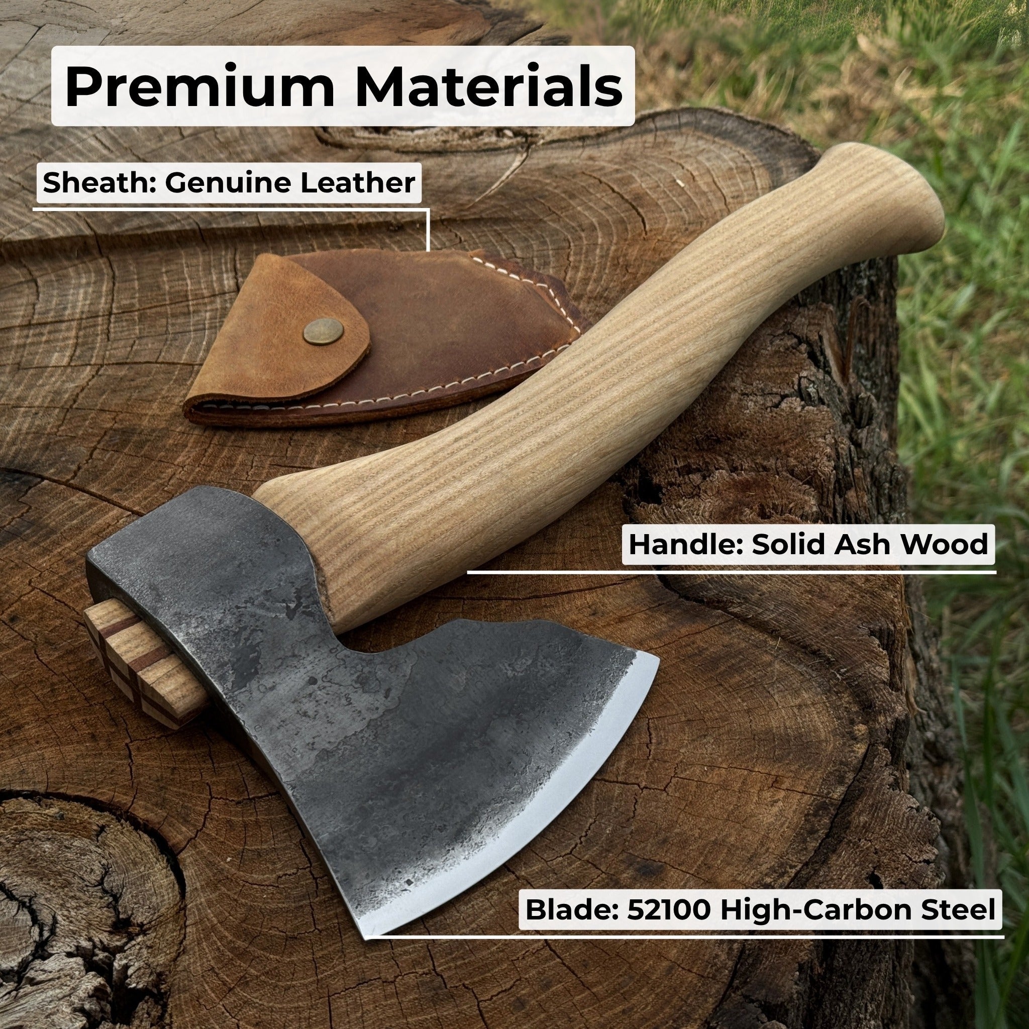 Small Carving Axe, 0.66 kg (1.46 lb) - 7