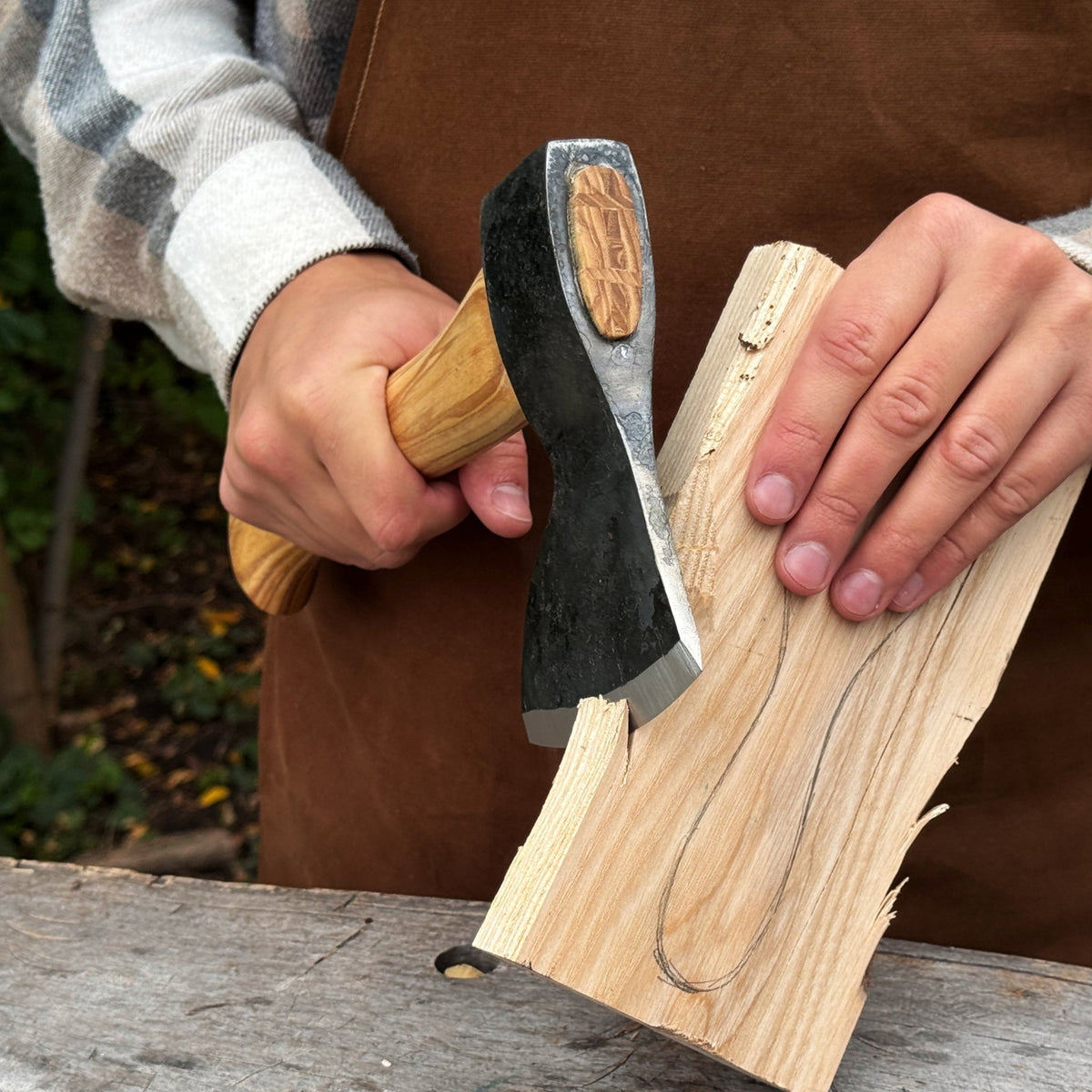 Small Carving Axe, 0.7 kg (1.54 lb) - 4
