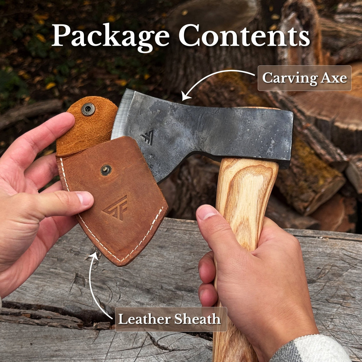 Small Carving Axe, 0.7 kg (1.54 lb) - 8