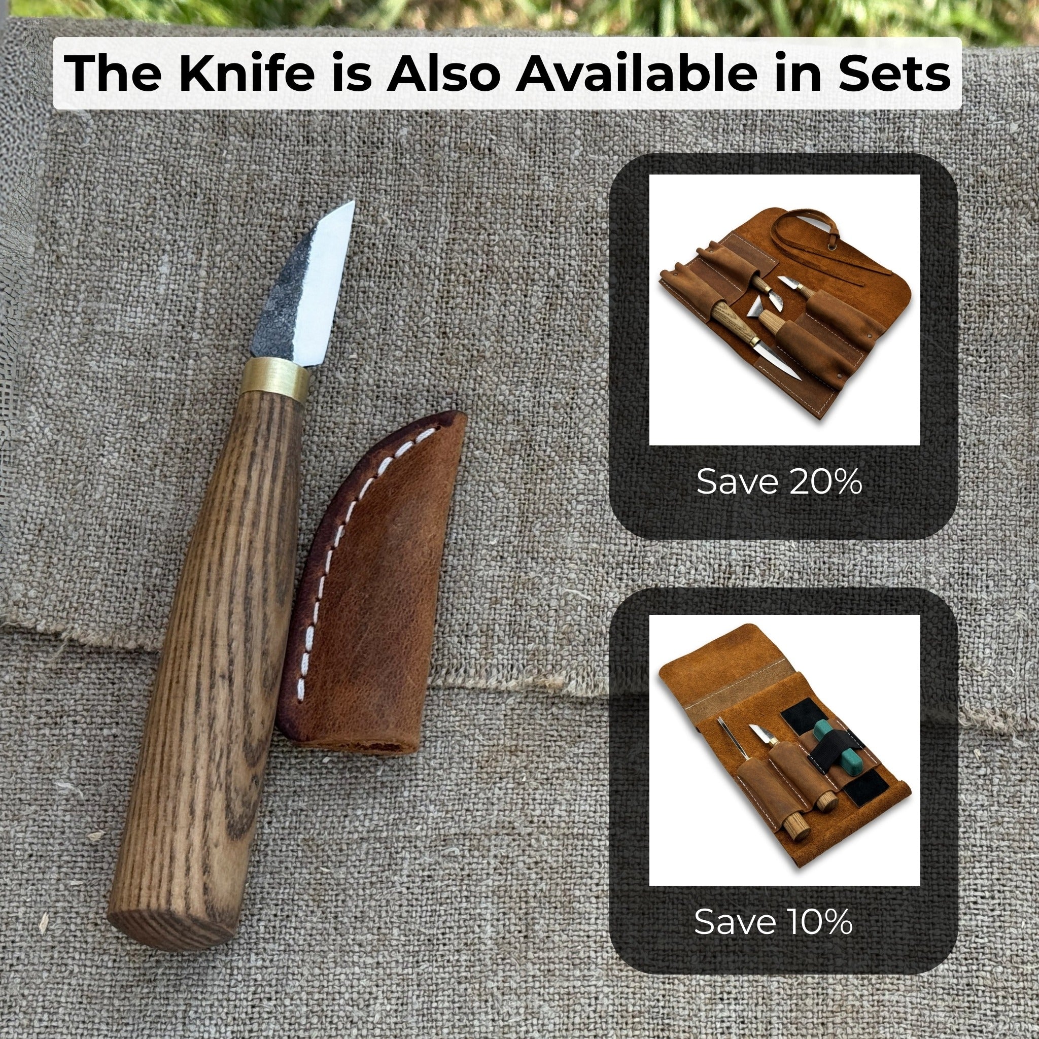 Small Chip Carving Knife, 3.5 cm (1.38 inches) - 10