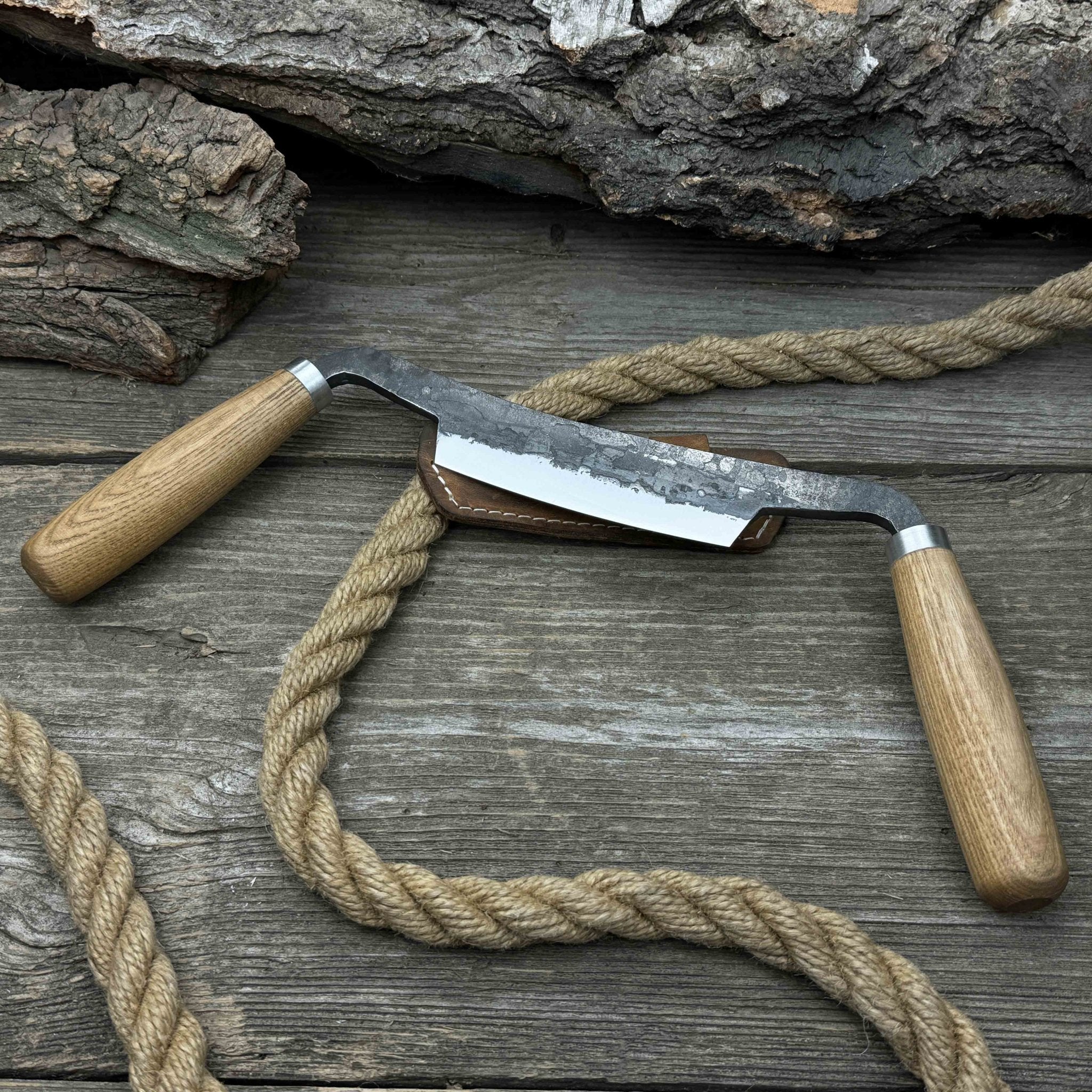 Small Curved Drawknife (Push/Pull), 10.5 cm (4.13 inches) - 4