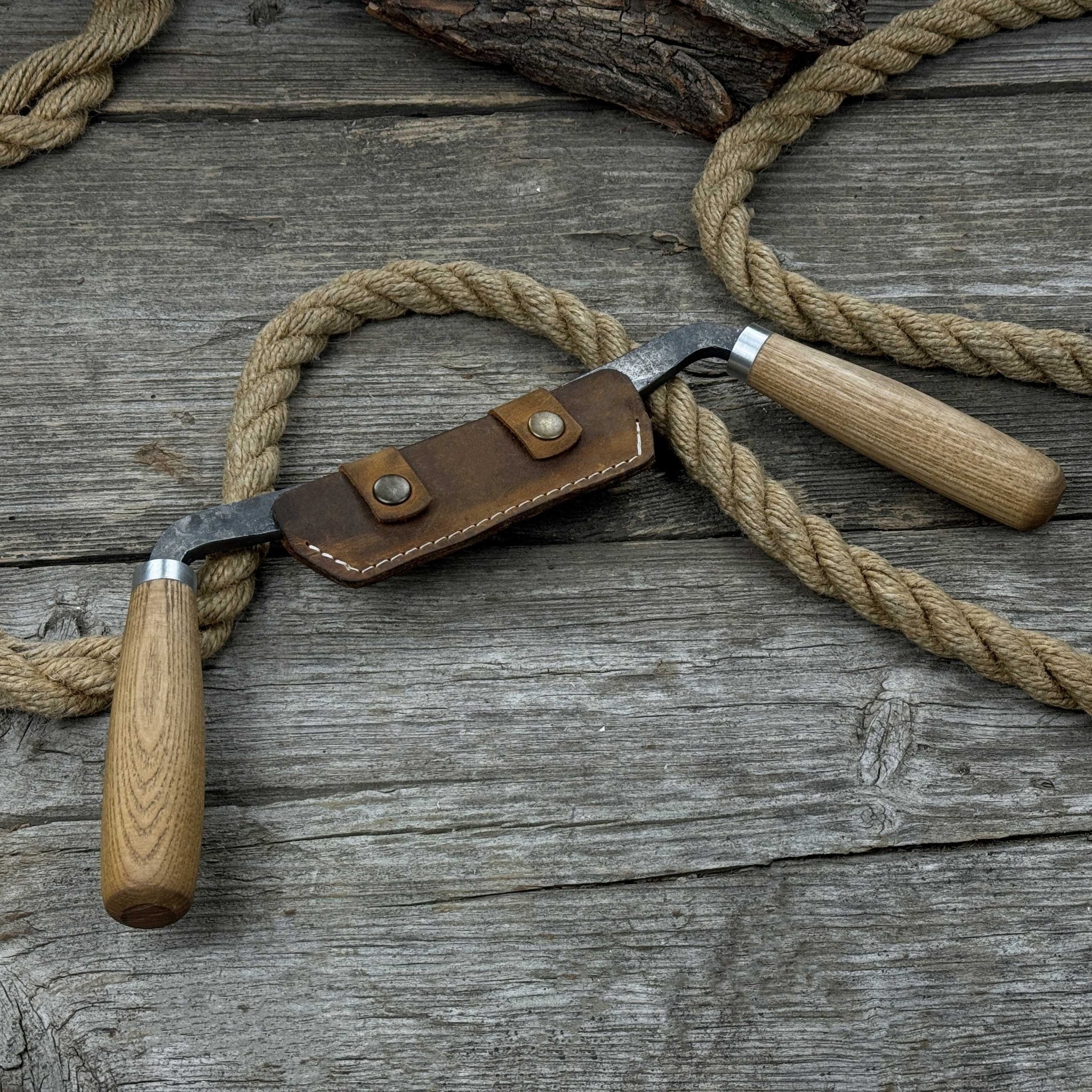 Small Curved Drawknife (Push/Pull), 10.5 cm (4.13 inches) - 3