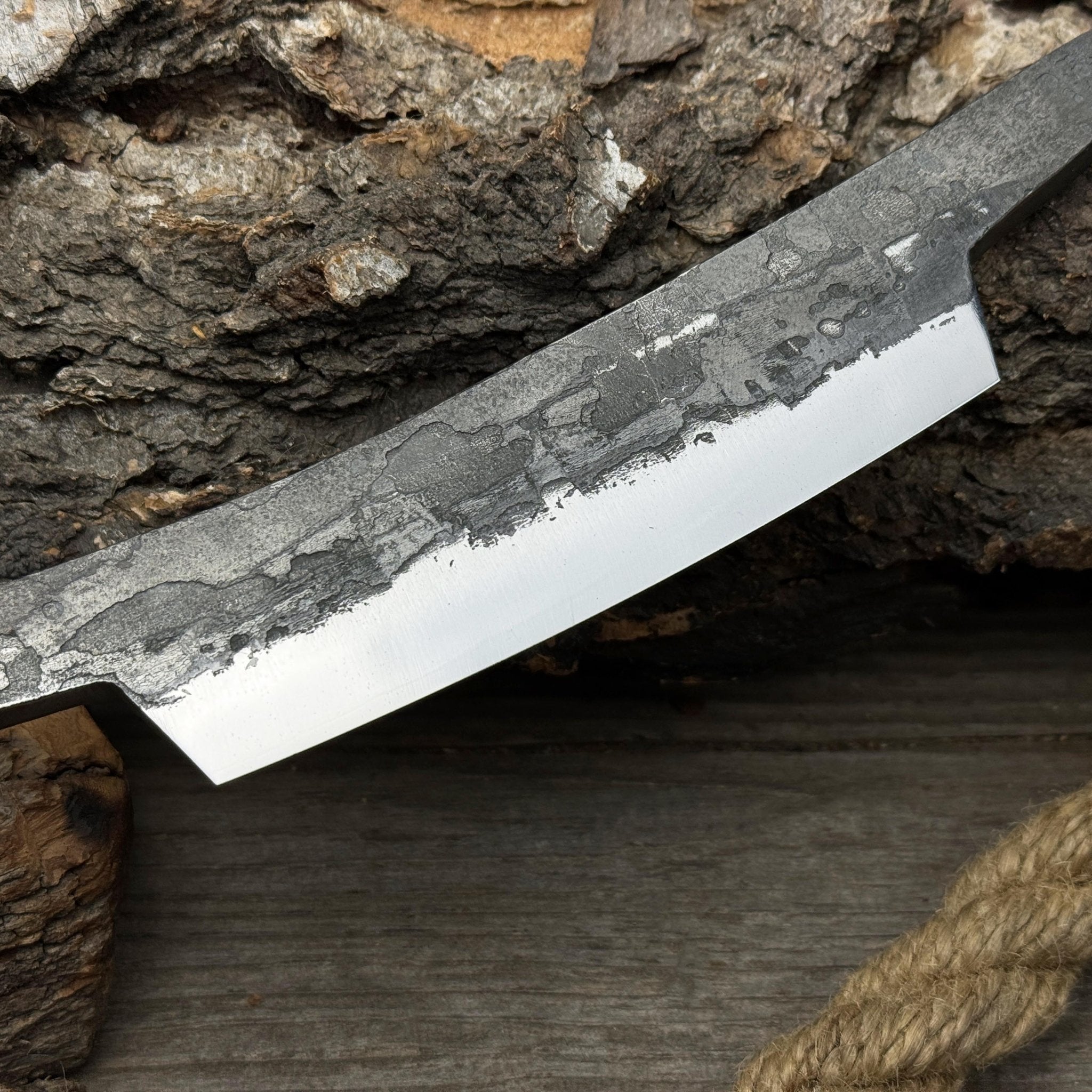 Small Curved Drawknife (Push/Pull), 10.5 cm (4.13 inches) - 6