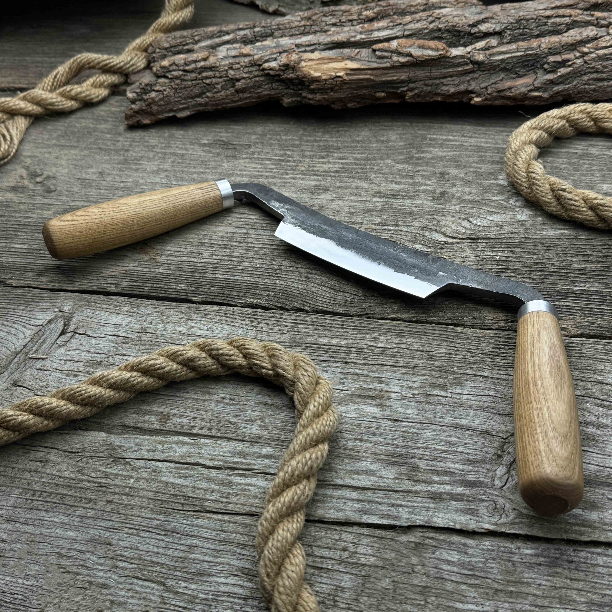 Small Curved Drawknife (Push/Pull), 10.5 cm (4.13 inches) - 7