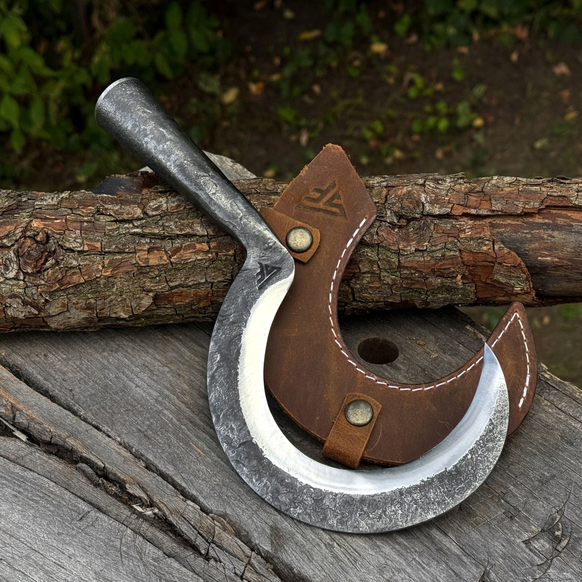 Small Sickle with Forged Handle, 9 cm / 3.54 in - 1