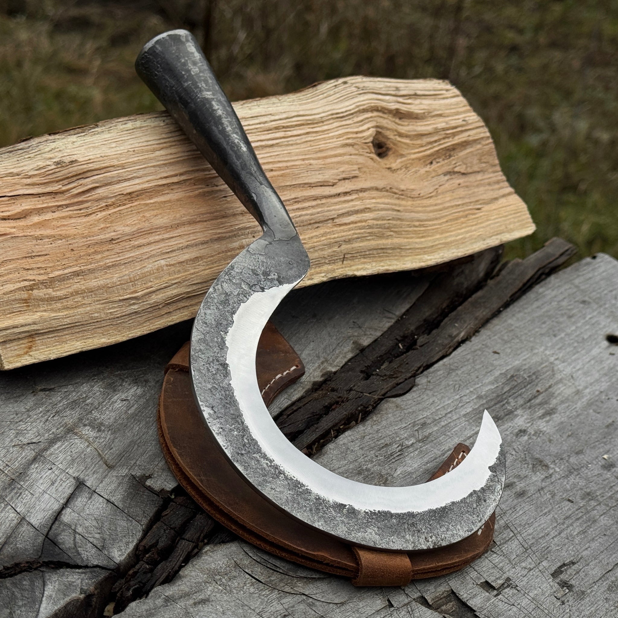 Small Sickle with Forged Handle, 9 cm (3.54 inches) - 19