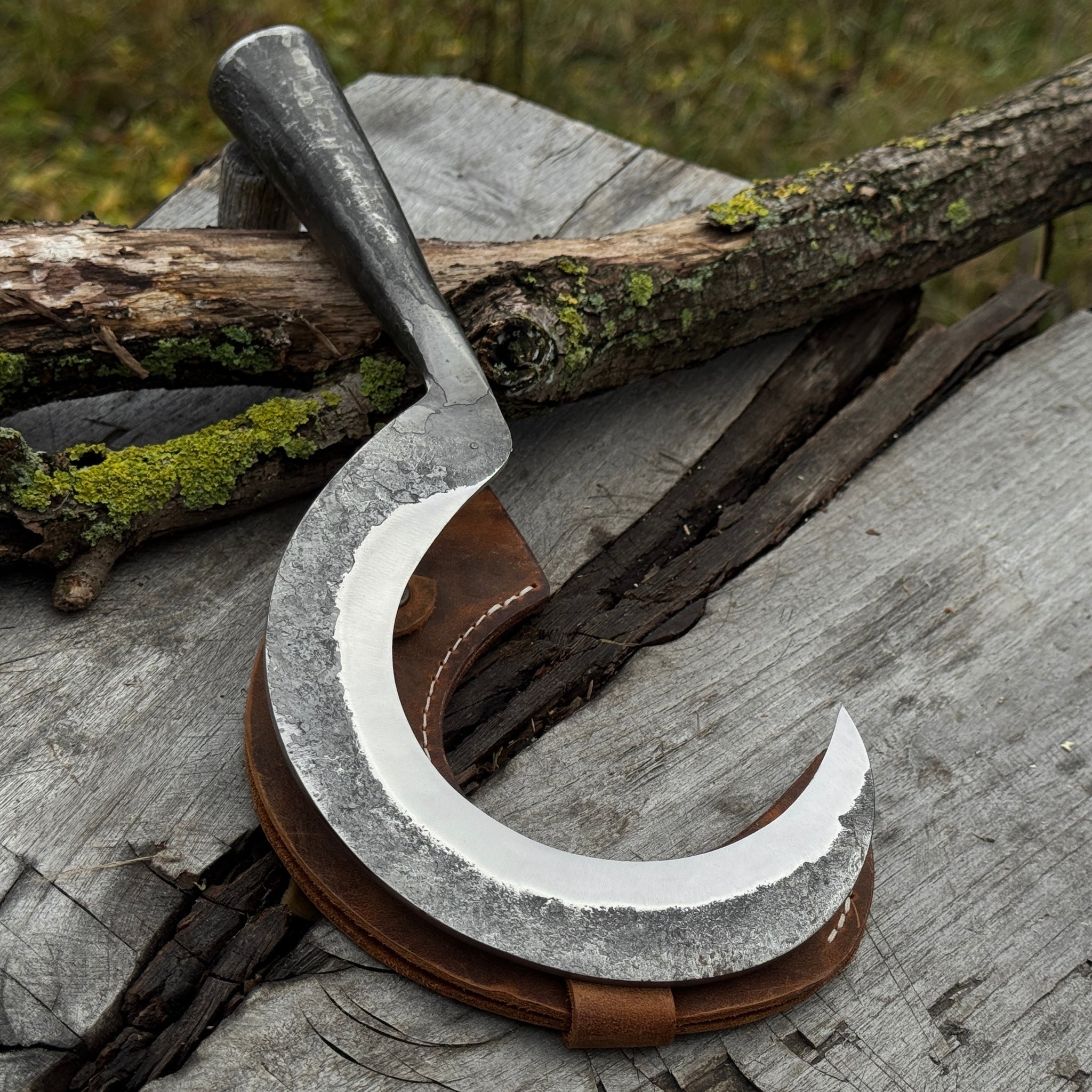 Small Sickle with Forged Handle, 9 cm (3.54 inches) - 17