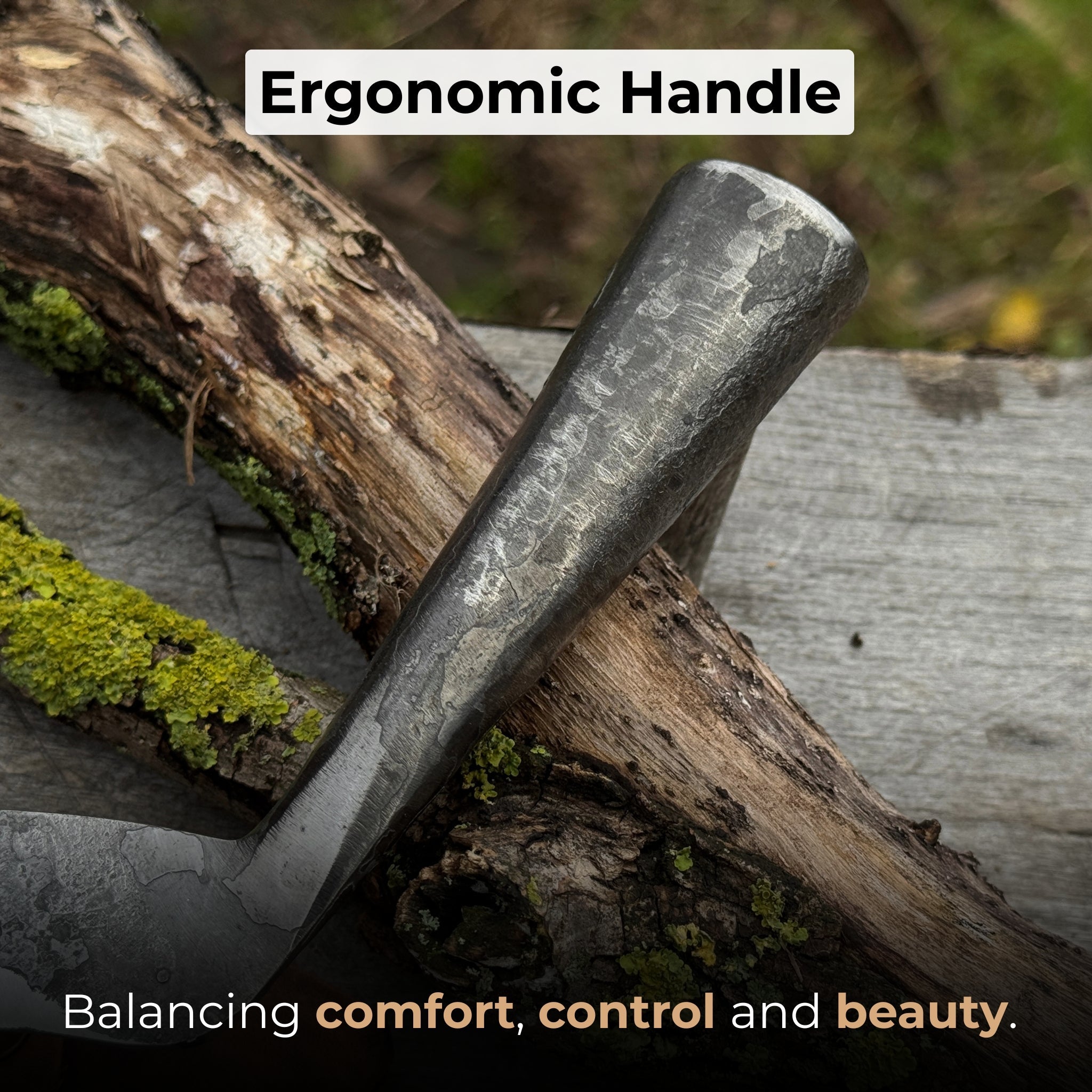 Small Sickle with Forged Handle, 9 cm (3.54 inches) - 3