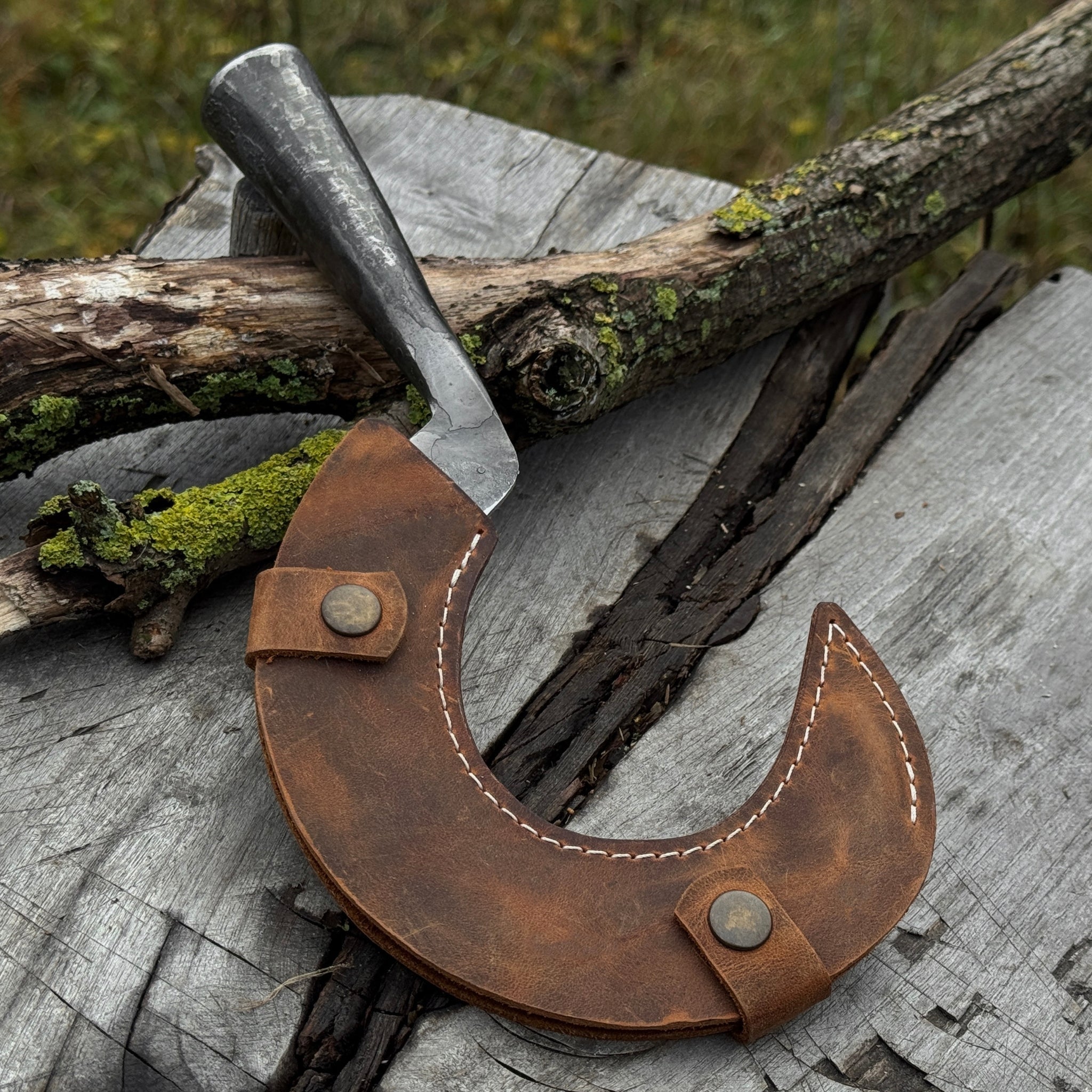 Small Sickle with Forged Handle, 9 cm (3.54 inches) - 11
