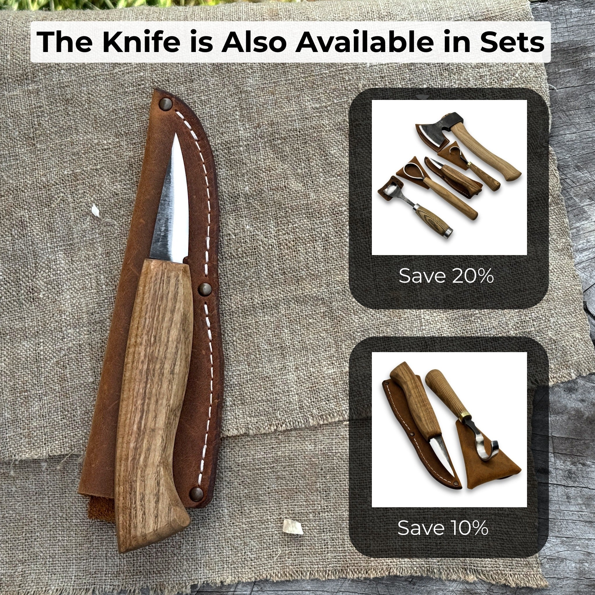 Small Sloyd Carving Knife, 5.5 cm (2.16 inches) - 10