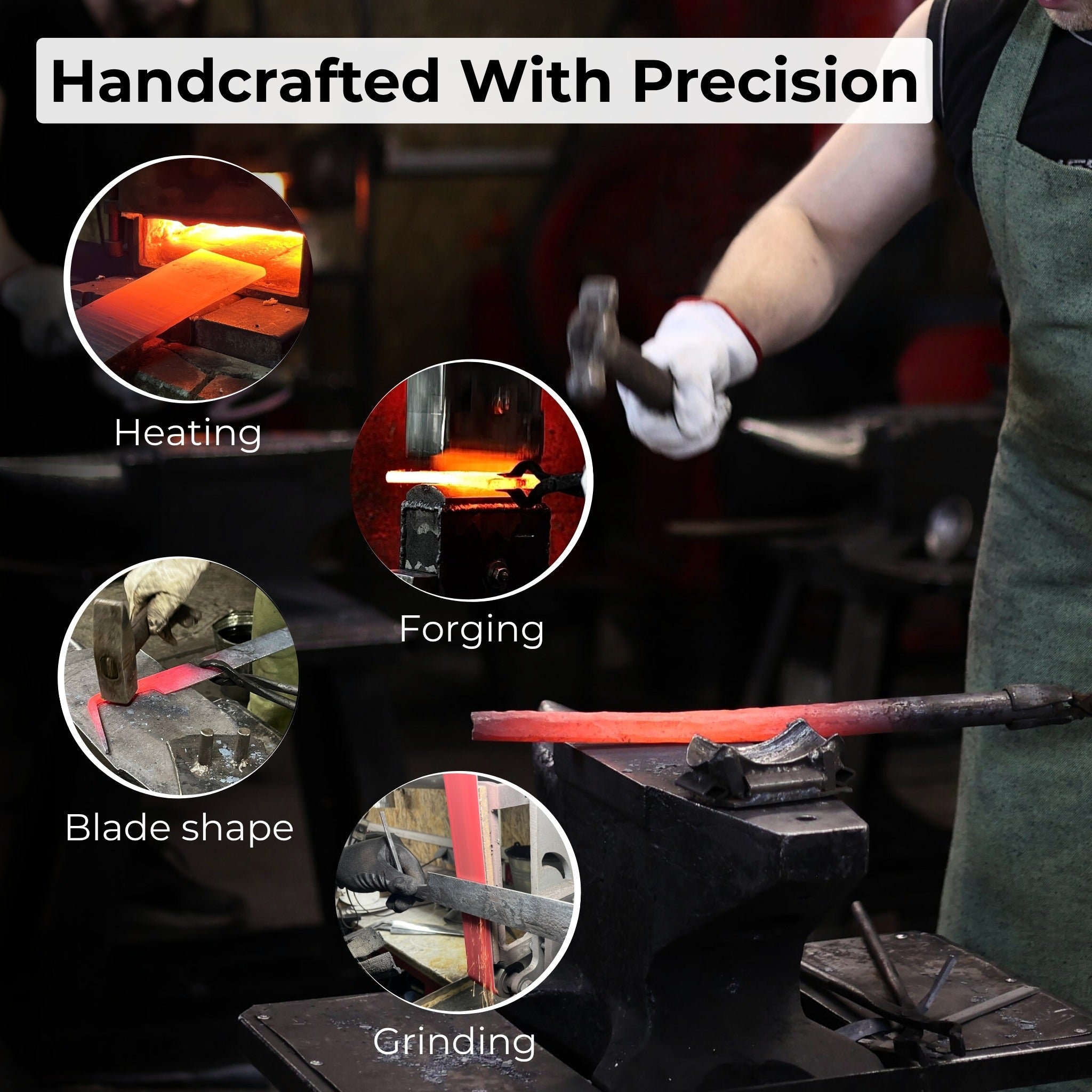 Small Straight Drawknife, 14.5 cm (5.7 inches) Cutting Edge - 8