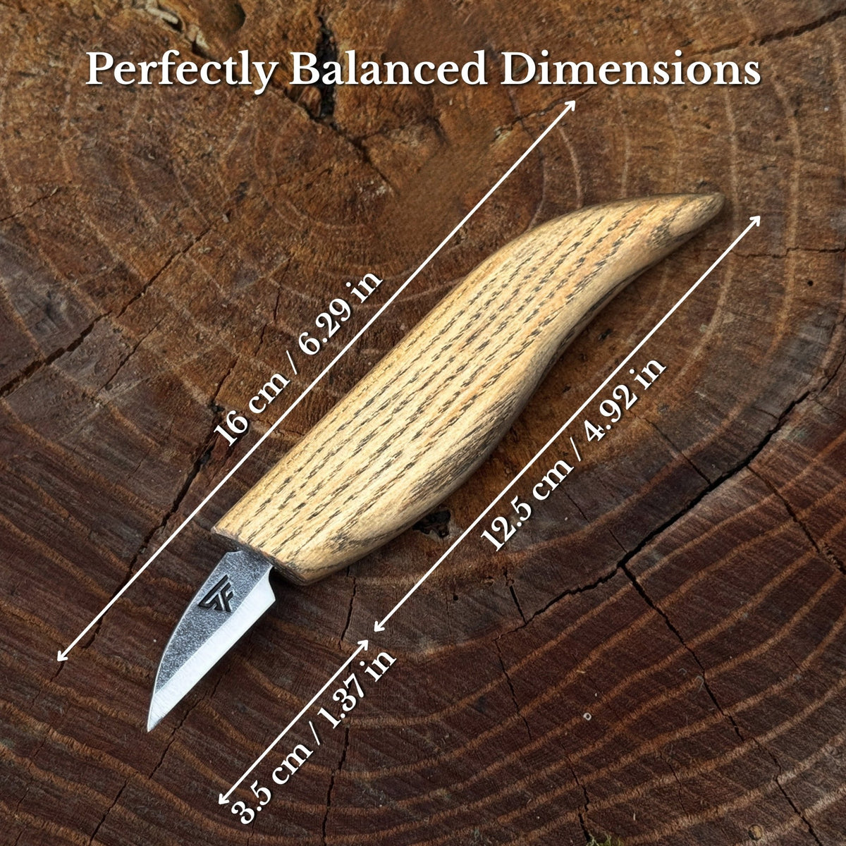 Small Whittling Carving Knife, 3.5 cm (1.38 inches) - 2