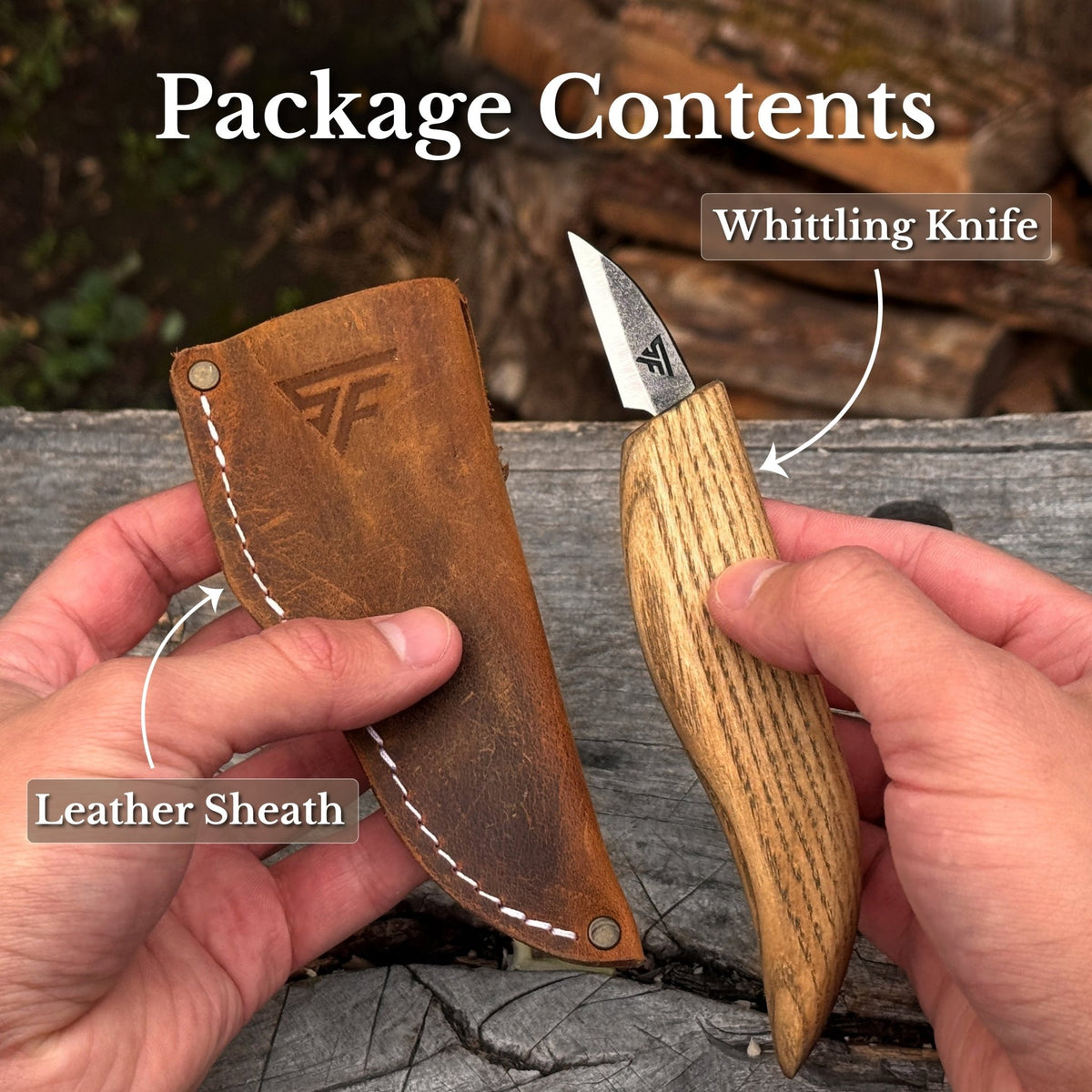 Small Whittling Carving Knife, 3.5 cm (1.38 inches) - 8
