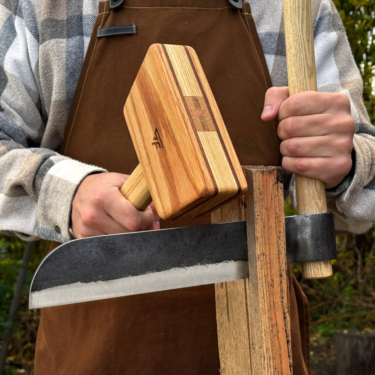 Splitting Froe with Wooden Mallet - 6