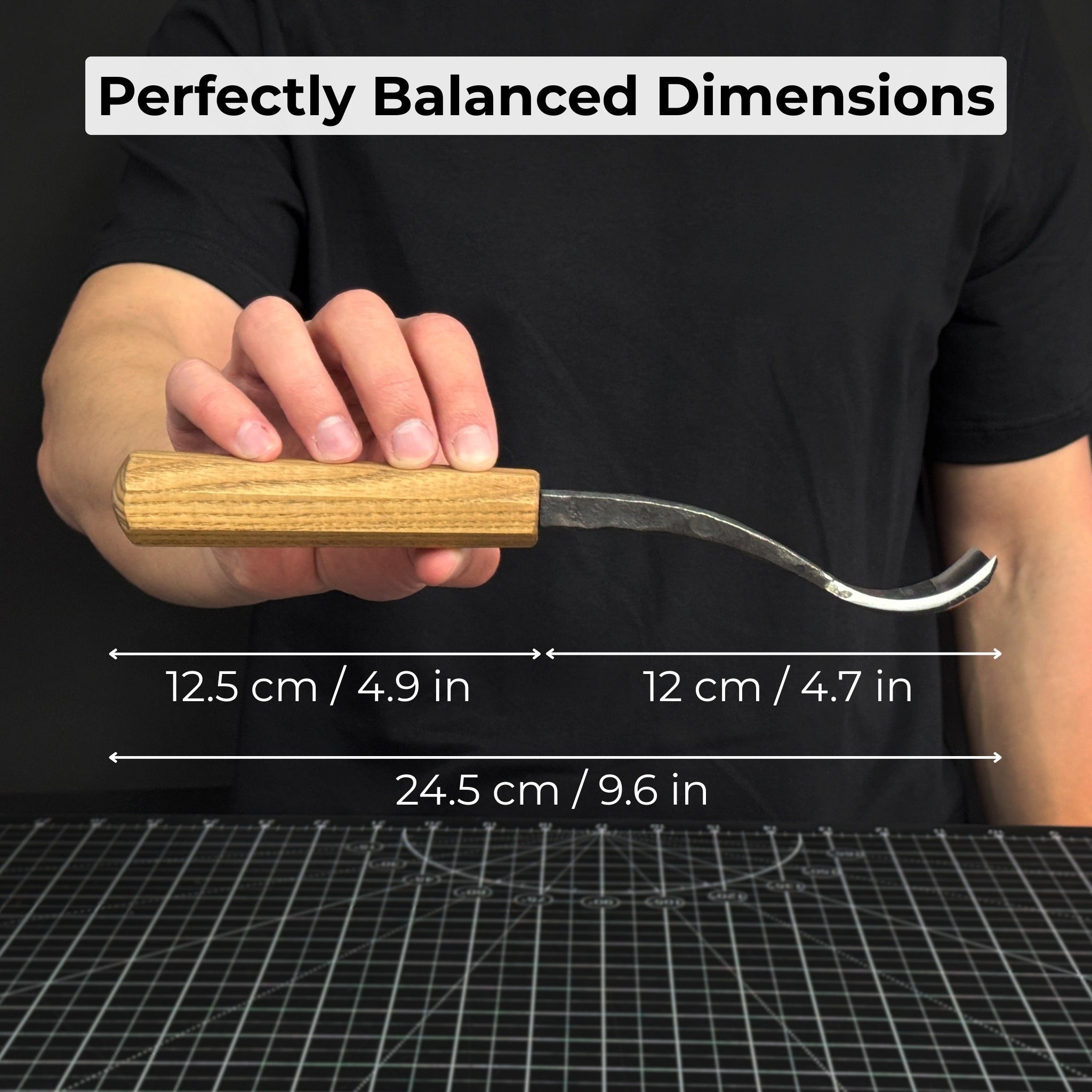 Spoon Bent Gouge, 20 - 40 mm (0.8 - 1.6 inches) - 5