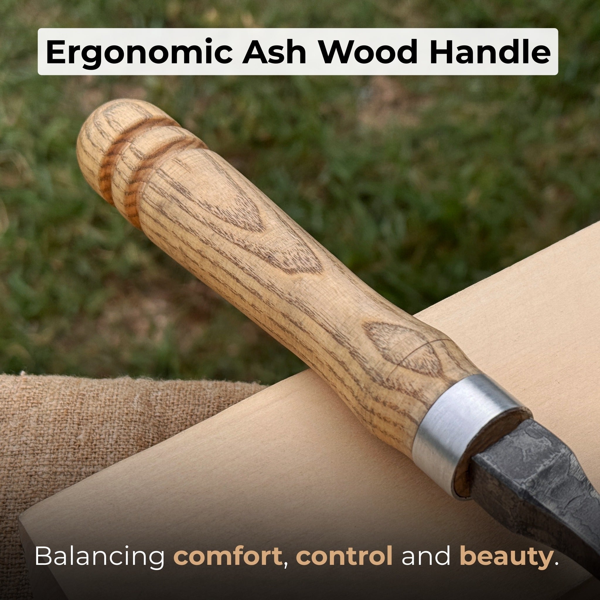 Spoon Bent Gouge, 50 - 70 mm (2 - 2.8 inches) - 3