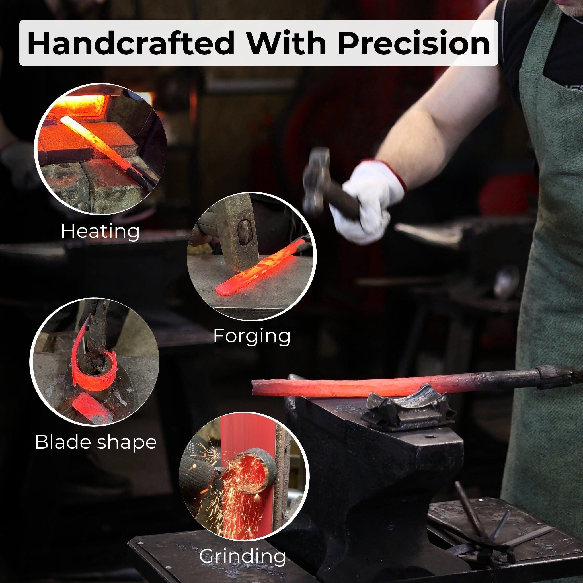 Spoon Carving Hook Knife, ⌀ 4.5 cm (1.77 inches) - 8