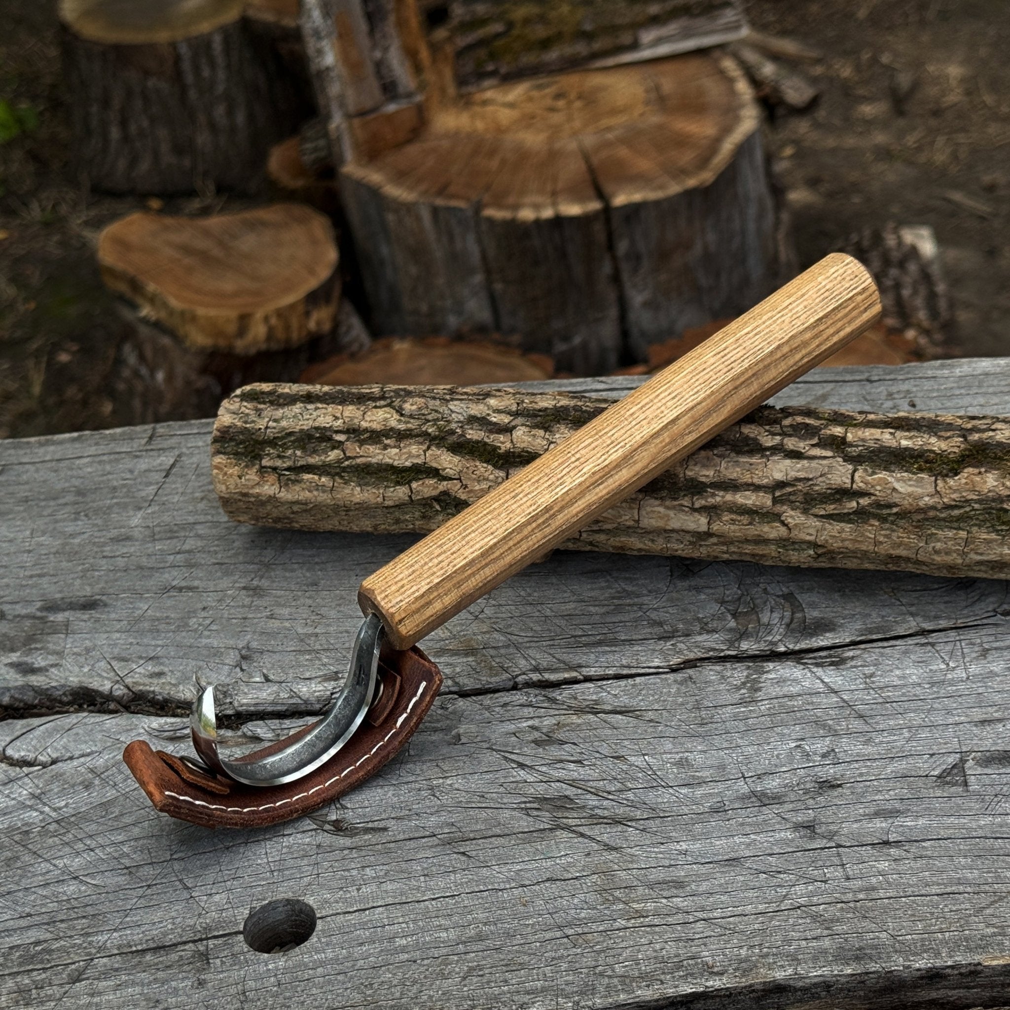 Spoon Carving Hook Knife – Large Radius Curve 5.5 cm (2.17 inches) - 1