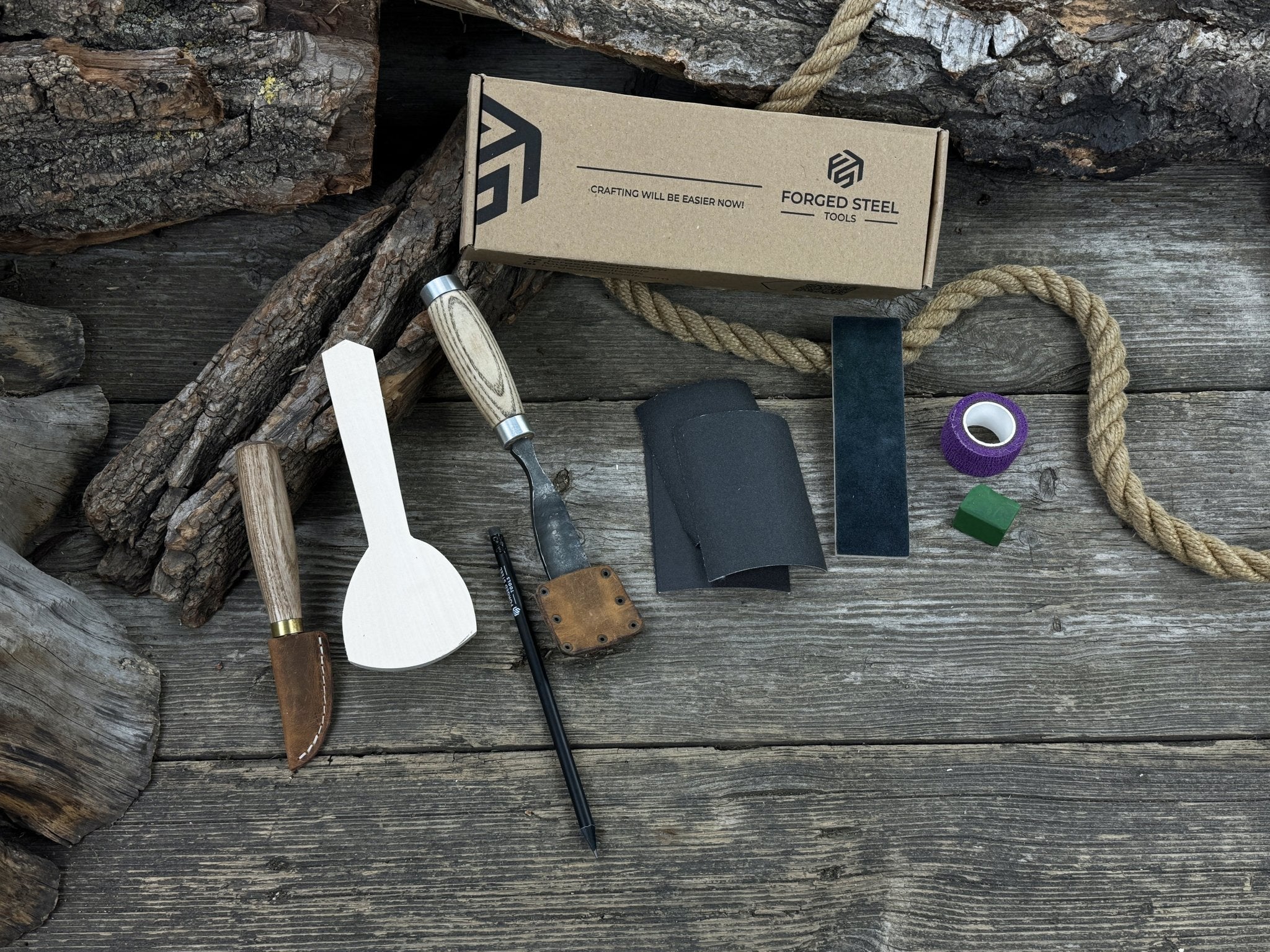Spoon Carving Kit – All - in - One Whittling Starter Set for Beginners, Adults & Kids - 5